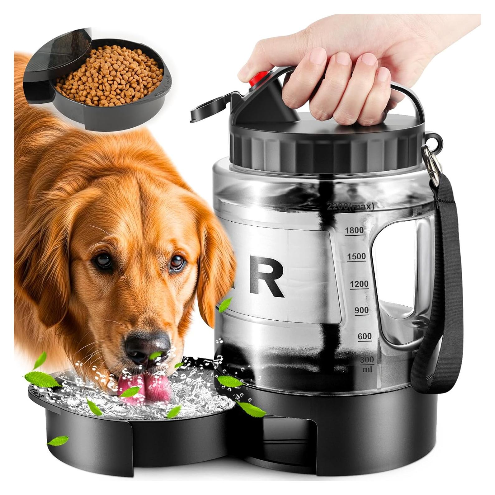 Botella de Agua para Perros PETNF 2.2L a Prueba de Fugas