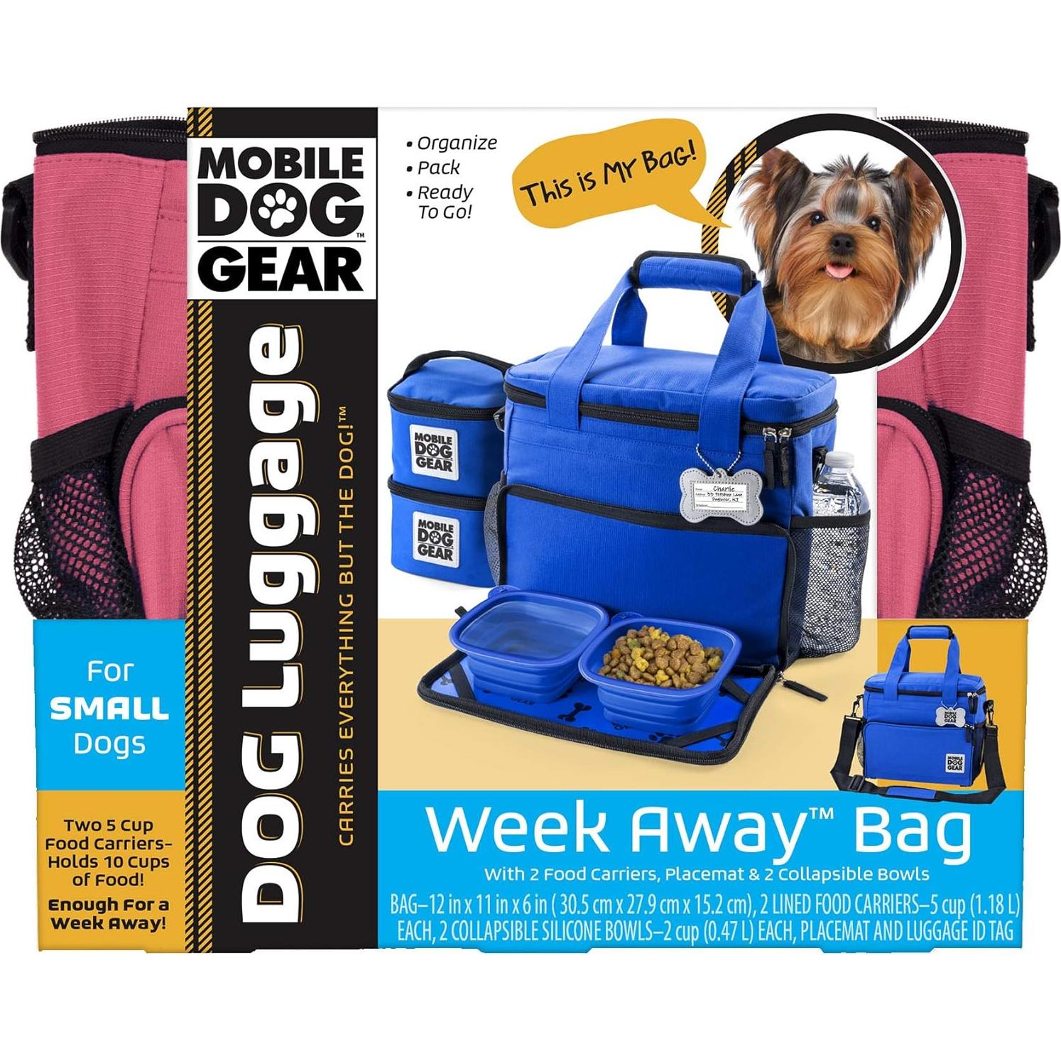 Bolsa de Viaje para Perros Pequeños Mobile Dog Gear Rosa