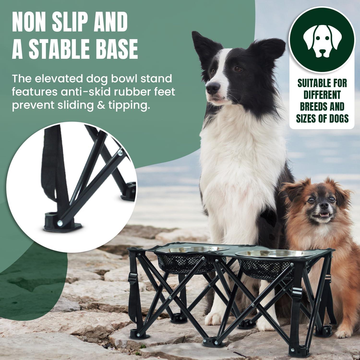 Soporte Elevado Plegable para Perros Paw-er Play - 27 cm