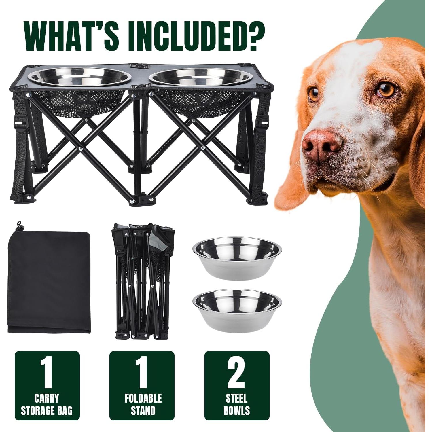 Soporte Elevado Plegable para Perros Paw-er Play - 27 cm