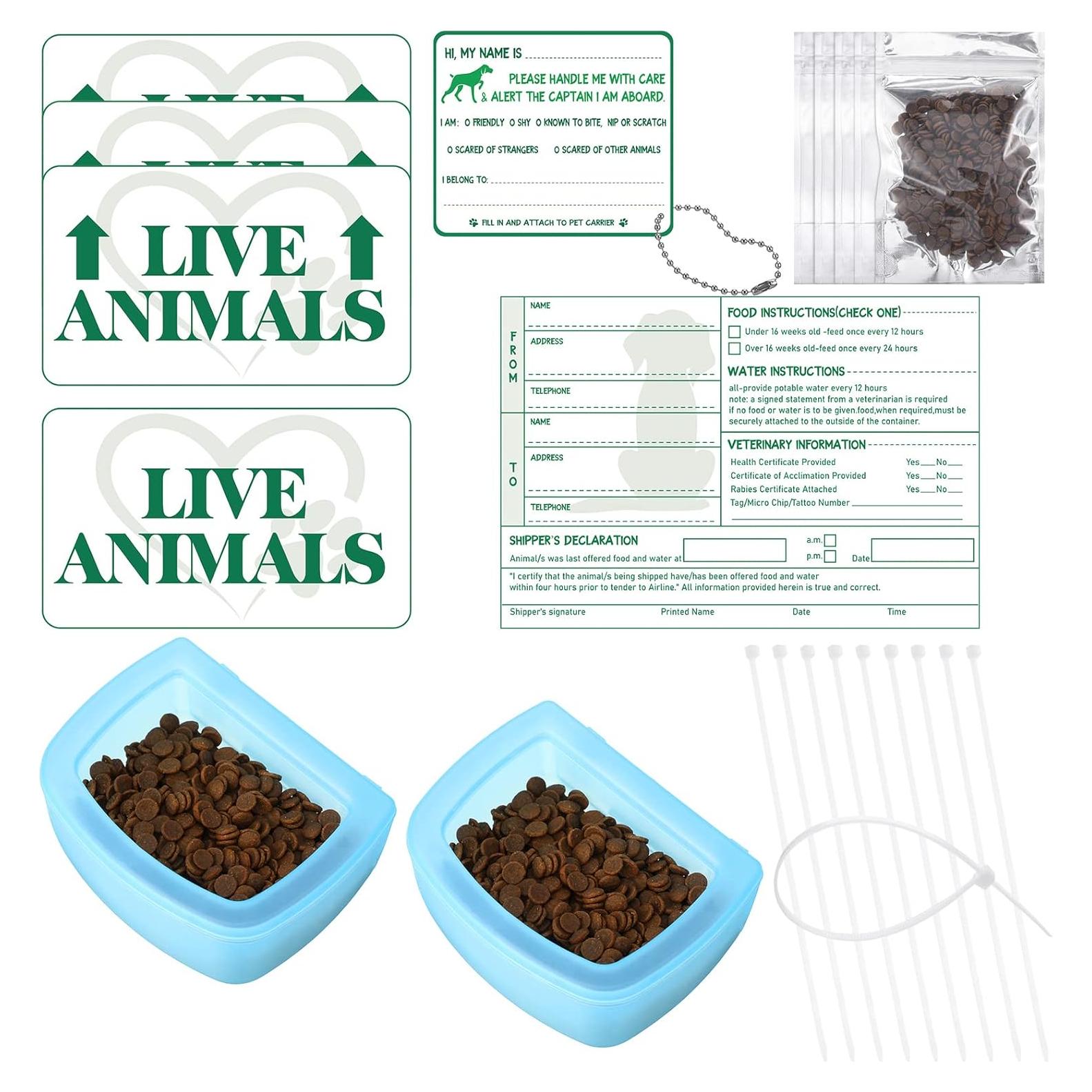 Kit de Viaje para Mascotas Eaasty 23 Piezas Accesorios