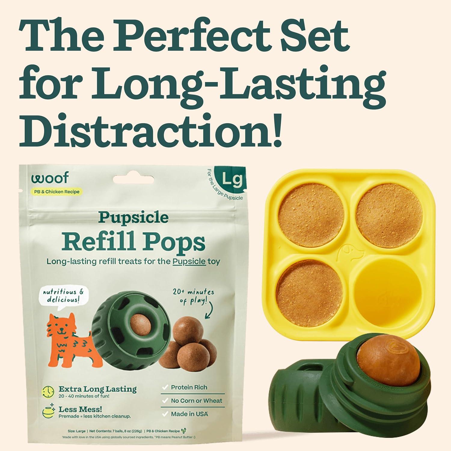 Paquete de Inicio WOOF Pupsicle - Juguetes Interactivos para Perros