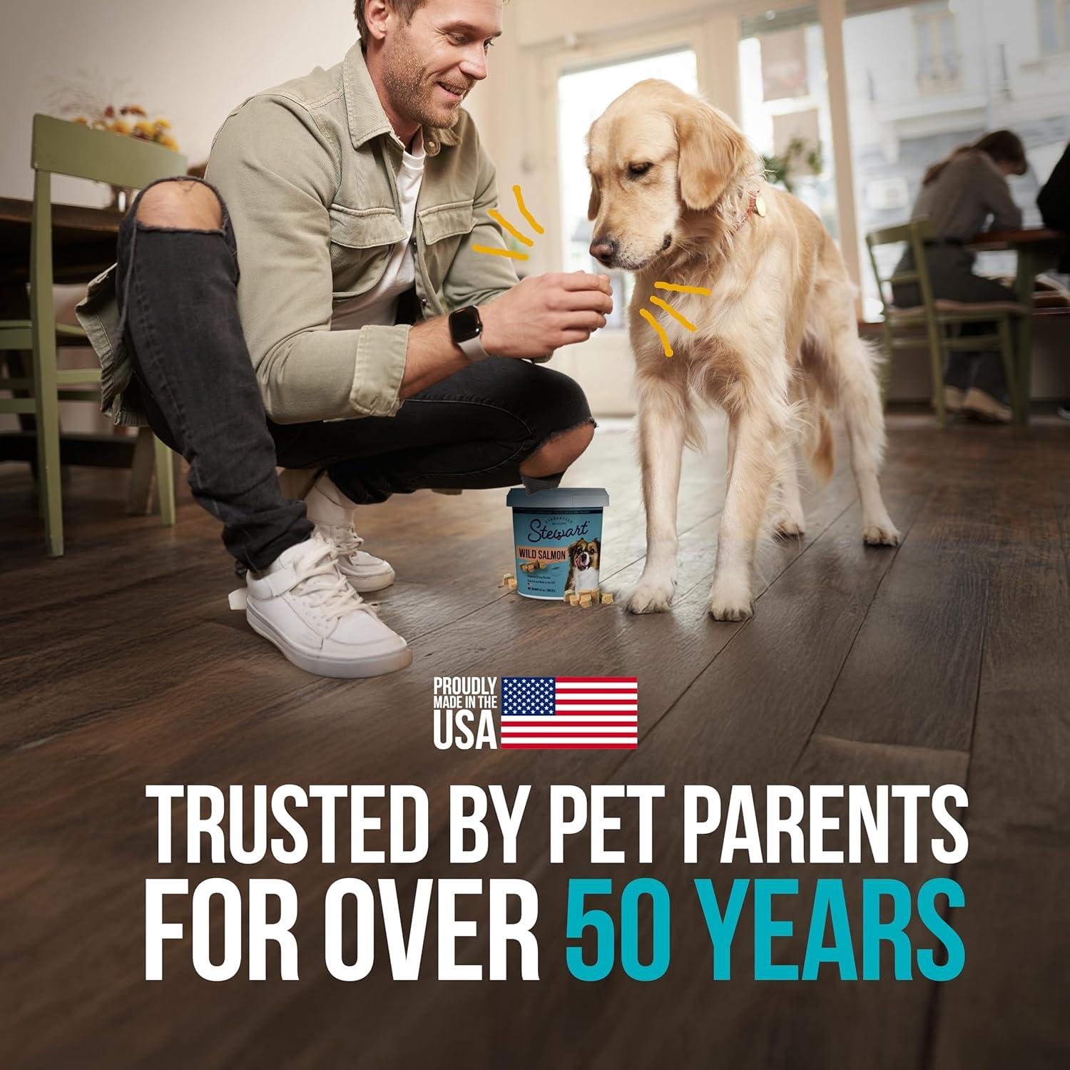 Golosinas Liofilizadas para Perros Stewart Salmón 269g