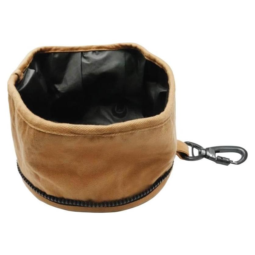 Cuenco Plegable para Mascotas Mejores Amigos 1.77L Caqui