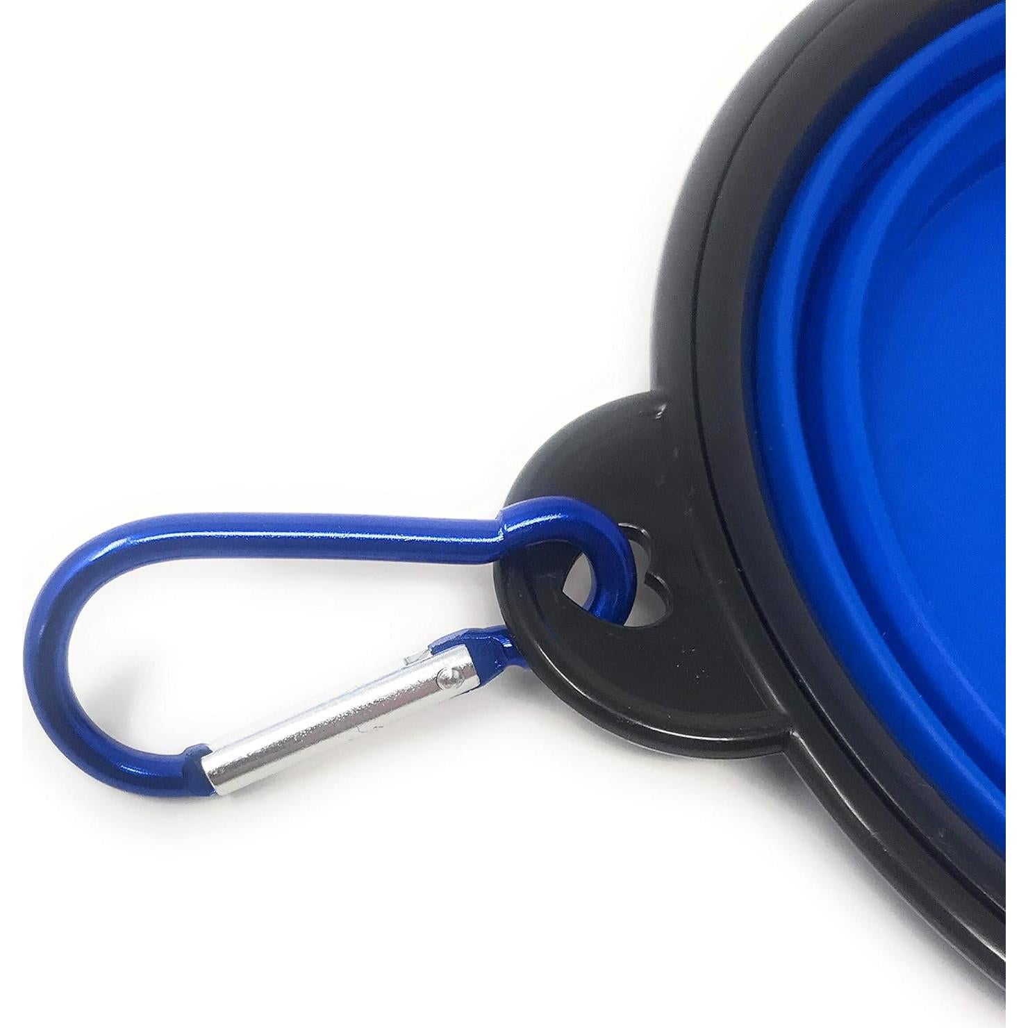 Paquete de 6 tazones colapsables de silicona SVT para perros