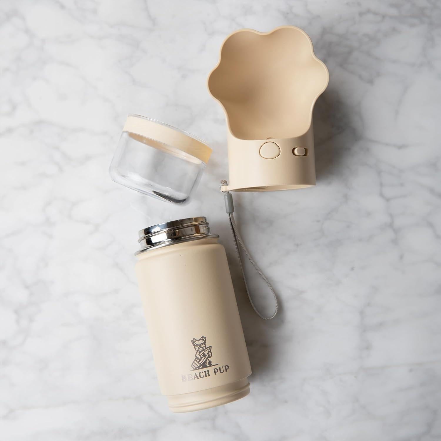 Botella de Agua para Perros Everich 295 ml con Comedero