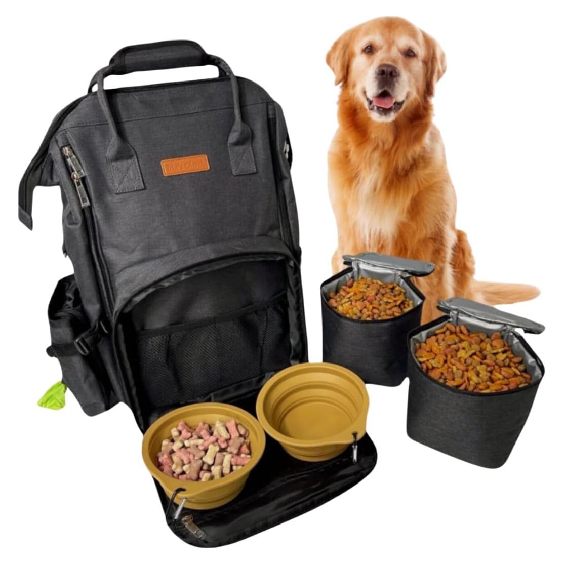 Bolsa de Viaje para Perros Tito's Closet con Accesorios Negro