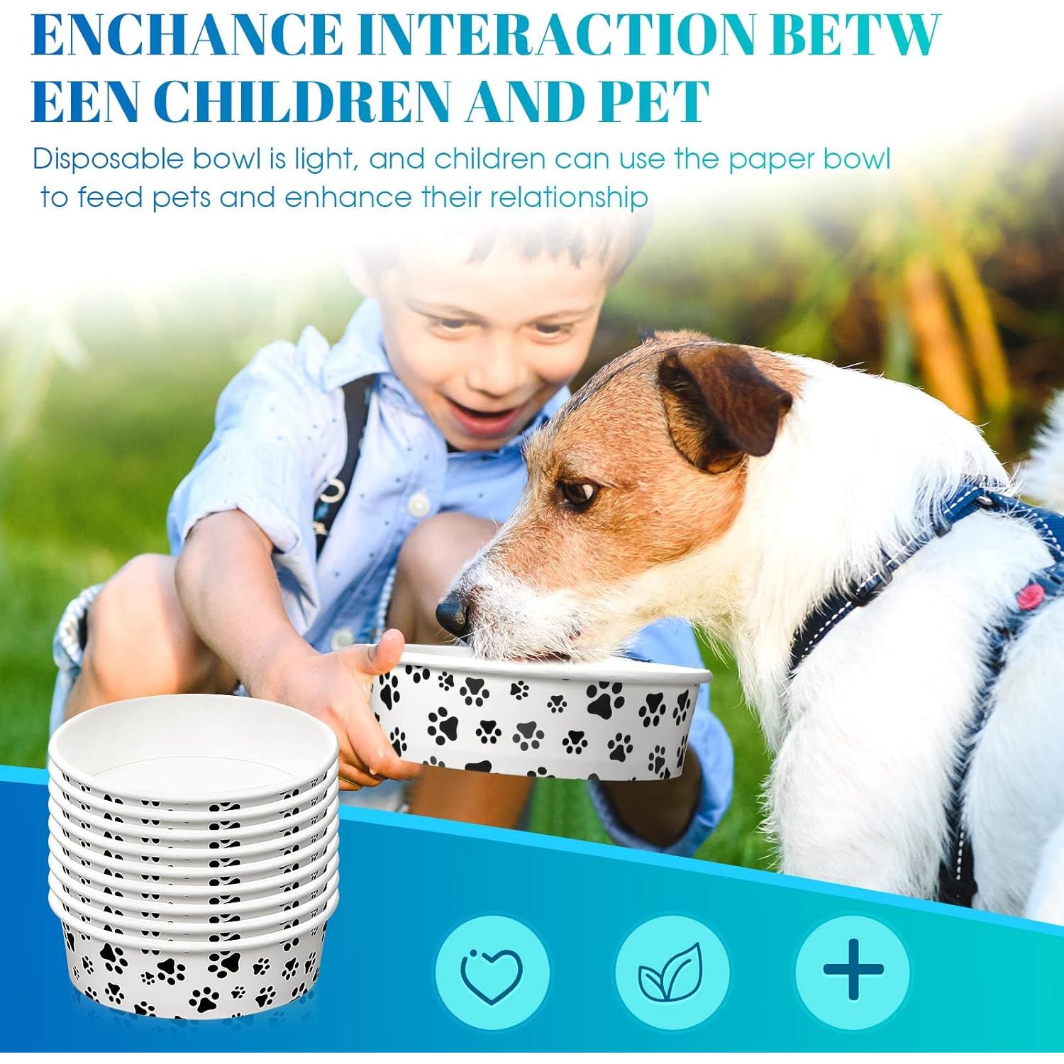 30 Cuencos Desechables para Perros Potchen 14.9x12.8cm