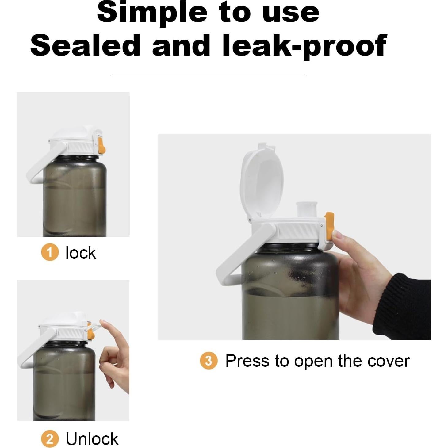 Botella de Agua para Perros ZenQeek 1.5L Portátil Gris