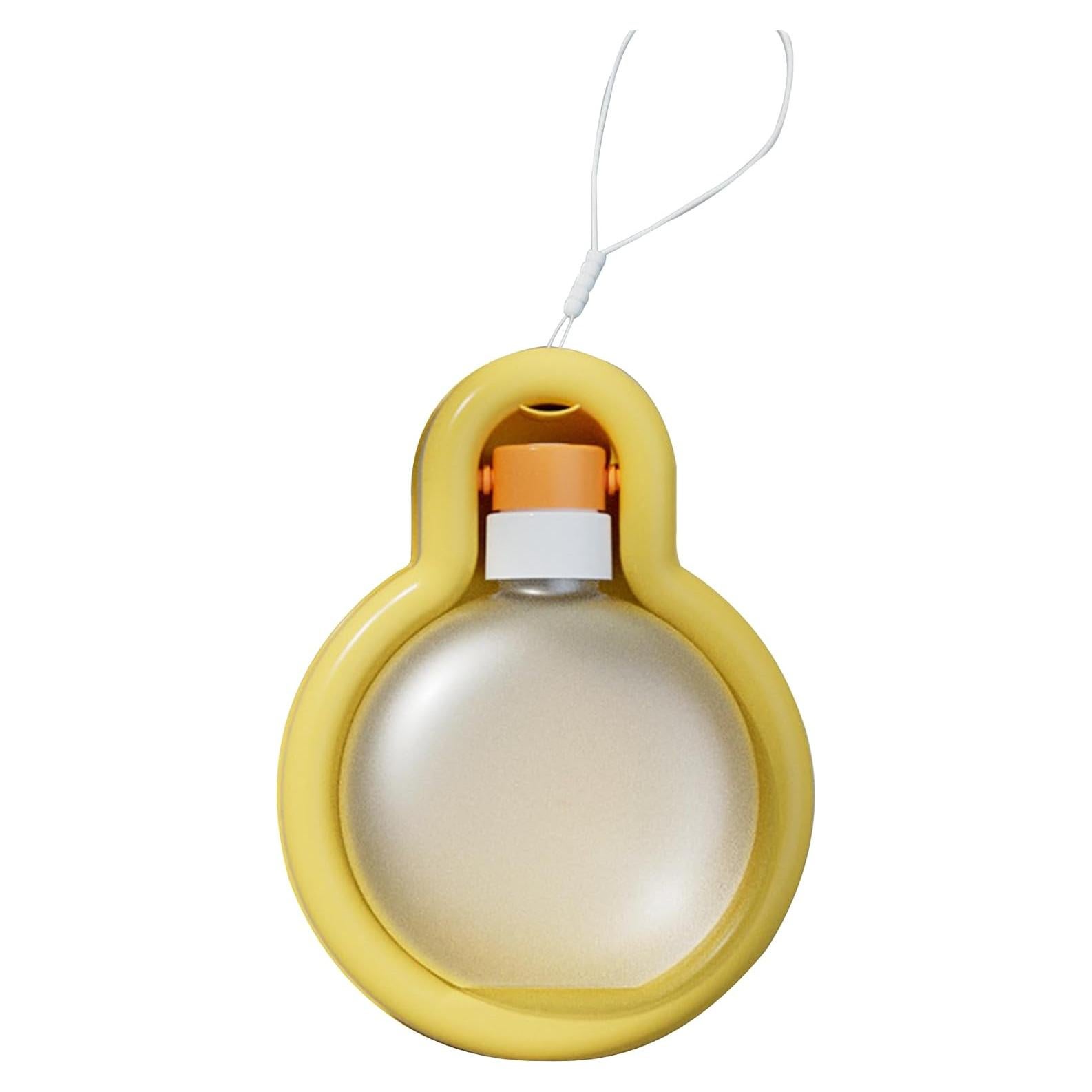 Botella de Agua para Mascotas MaxcGear 350ml Plegable Amarillo