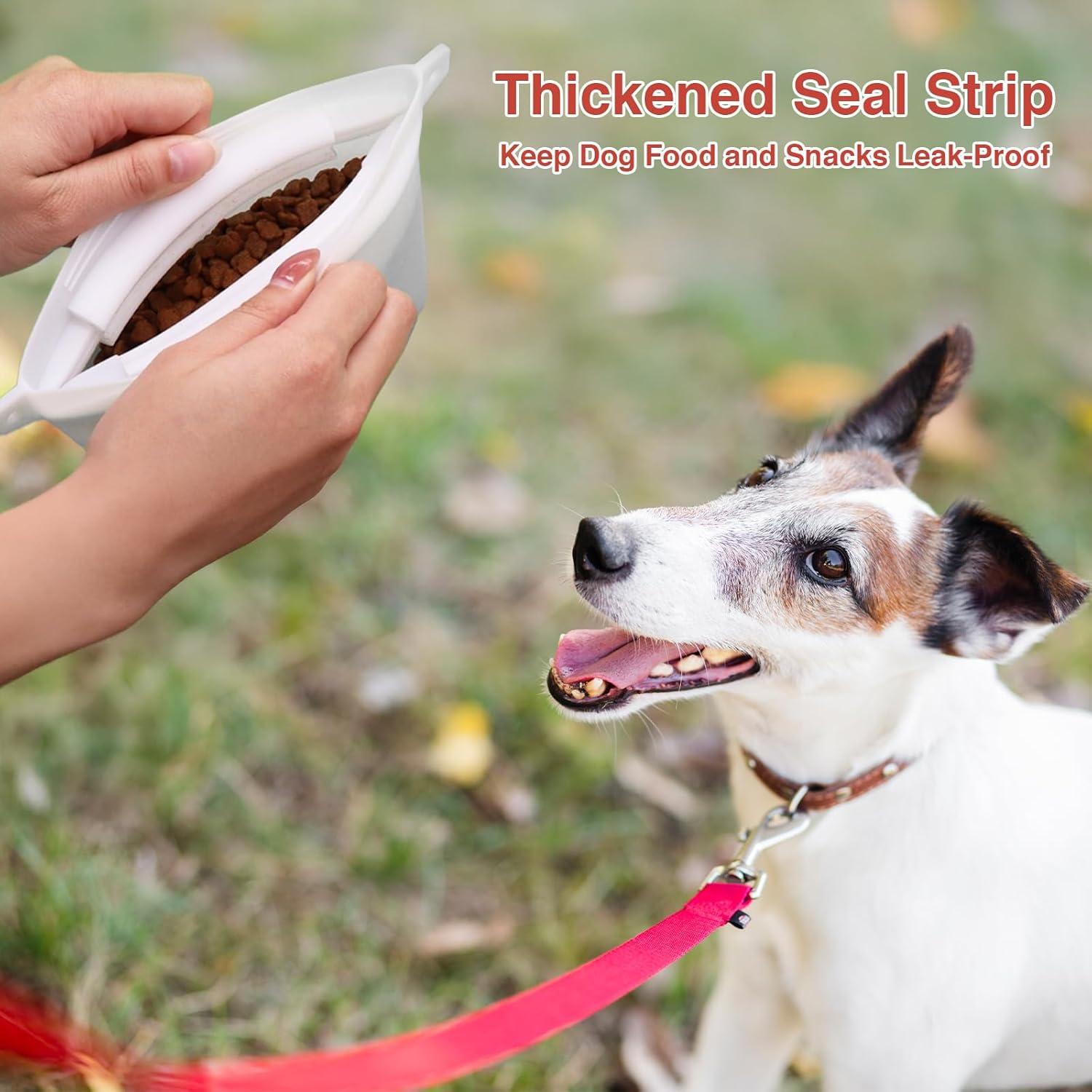 Kit de viaje para perros EffiBrill - Bolsa y 2 cuencos plegables