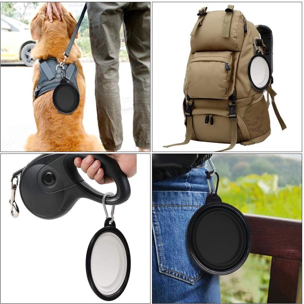 Cuencos Plegables para Perros SLSON - 2 Unidades Silicona 350ml