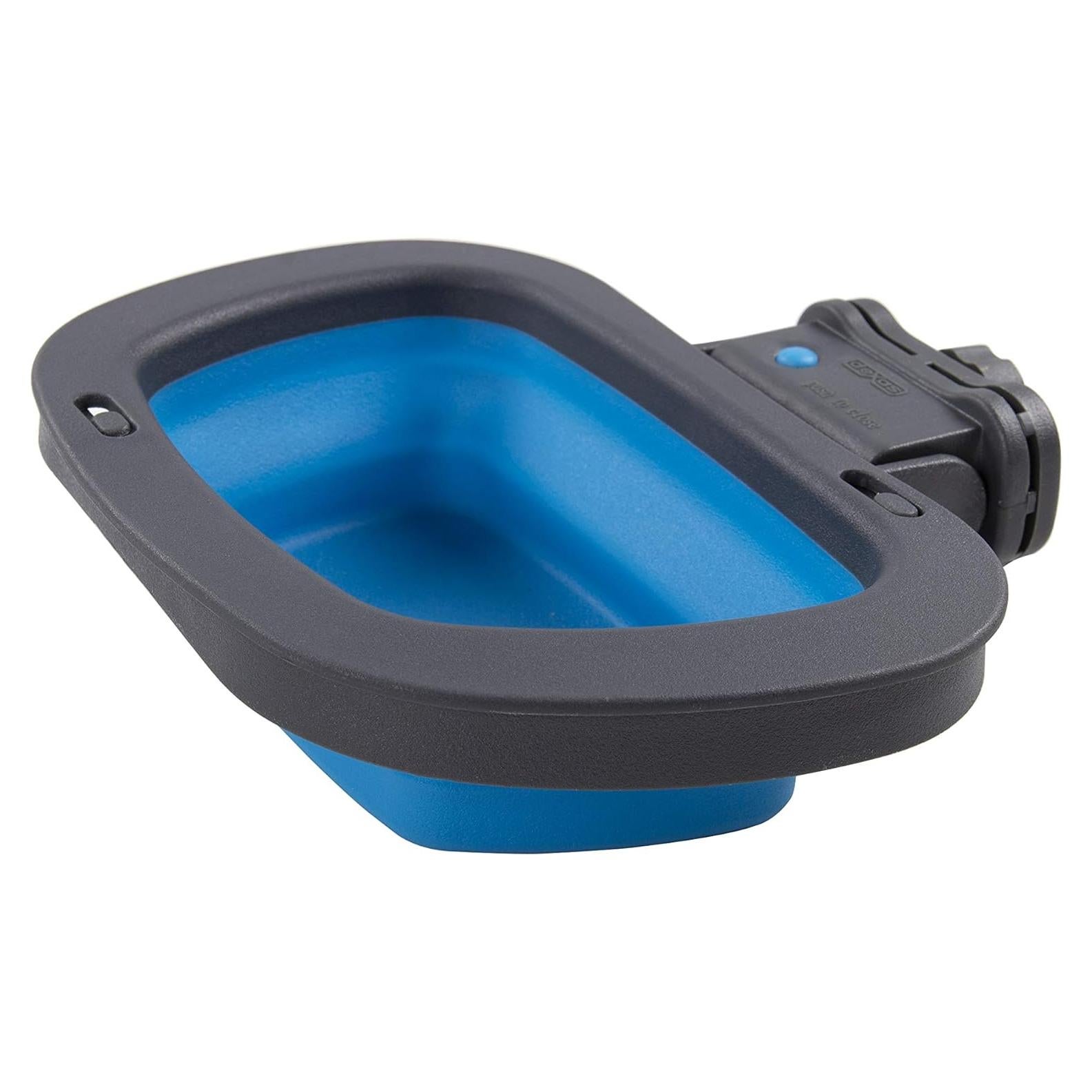 Tazón Plegable para Perros Dexas 0.6L Azul Rectangular