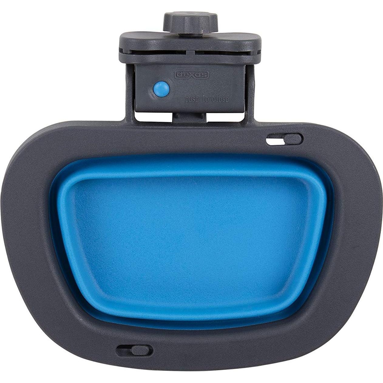 Tazón Plegable para Perros Dexas 0.6L Azul Rectangular