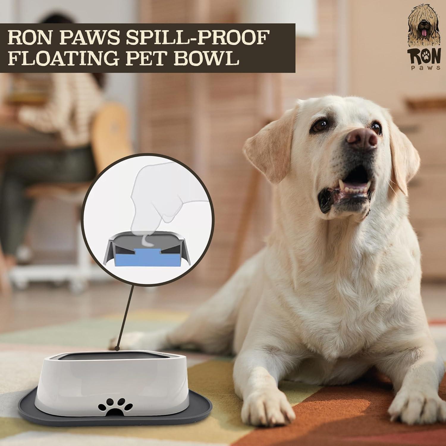 Cuenco Antideslizante para Perros Ron Paws 28cm - Sin Derrames