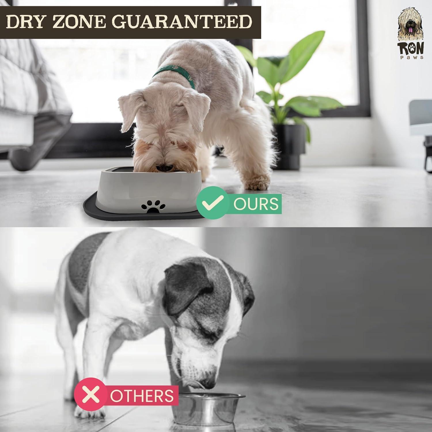 Cuenco Antideslizante para Perros Ron Paws 28cm - Sin Derrames