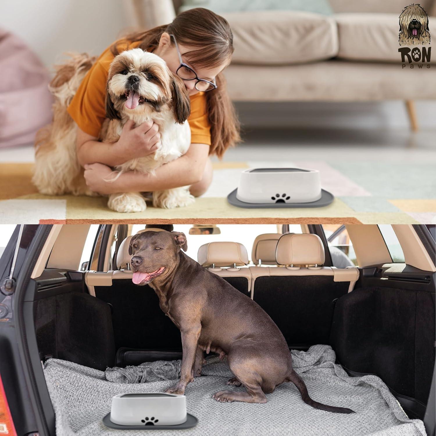 Cuenco Antideslizante para Perros Ron Paws 28cm - Sin Derrames