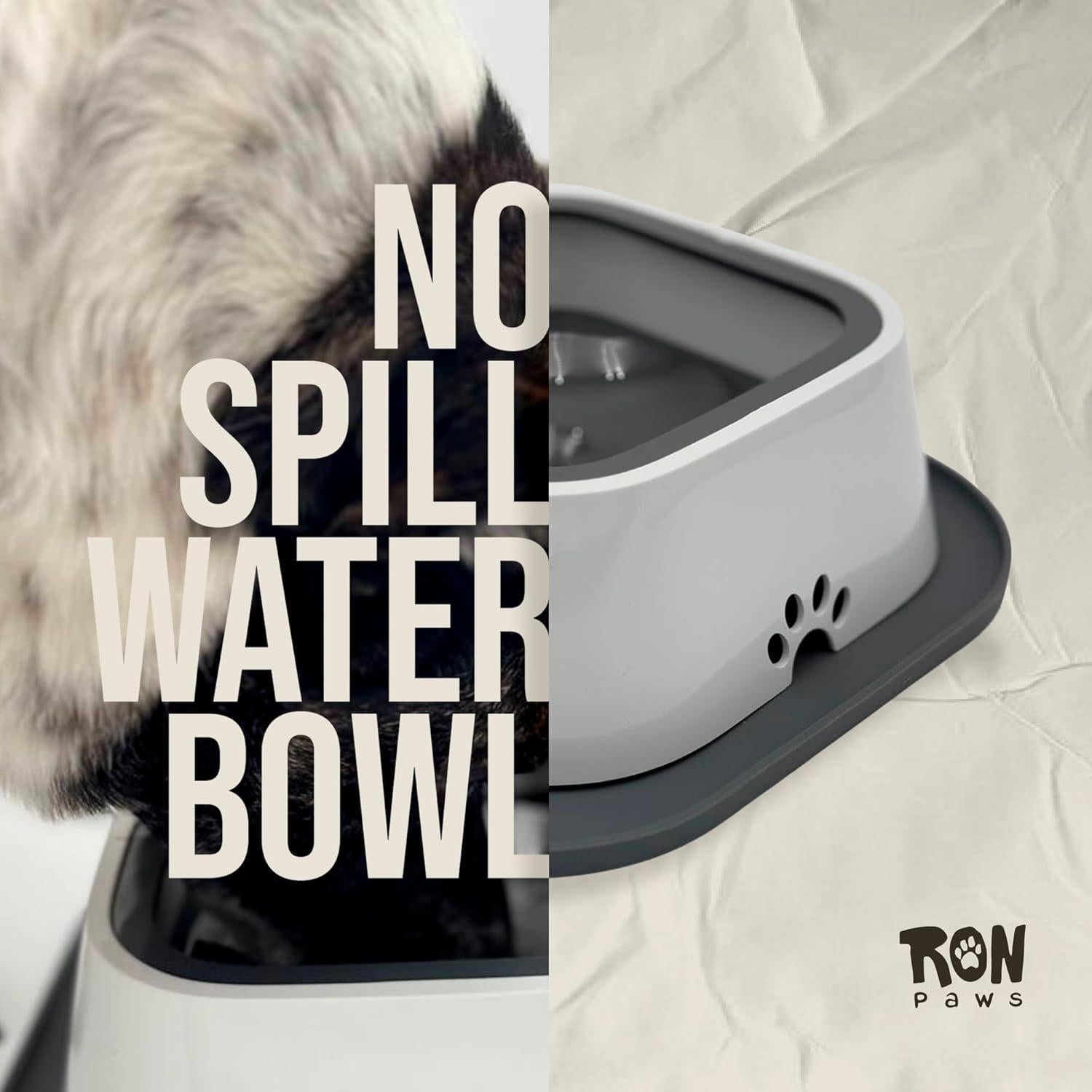 Cuenco Antideslizante para Perros Ron Paws 28cm - Sin Derrames