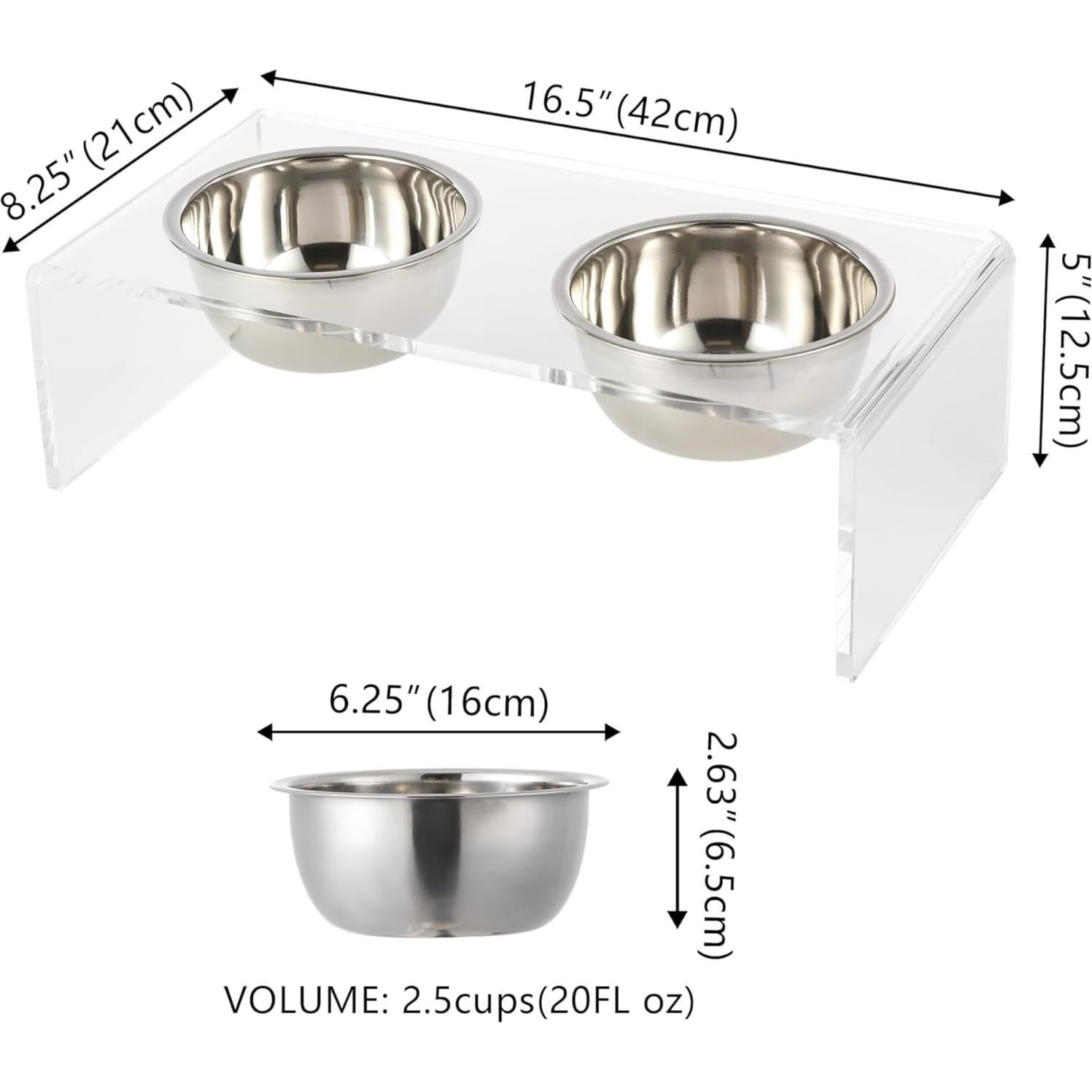 Alimentador Elevado para Perros THE LICKER STORE DBL2000A 20oz