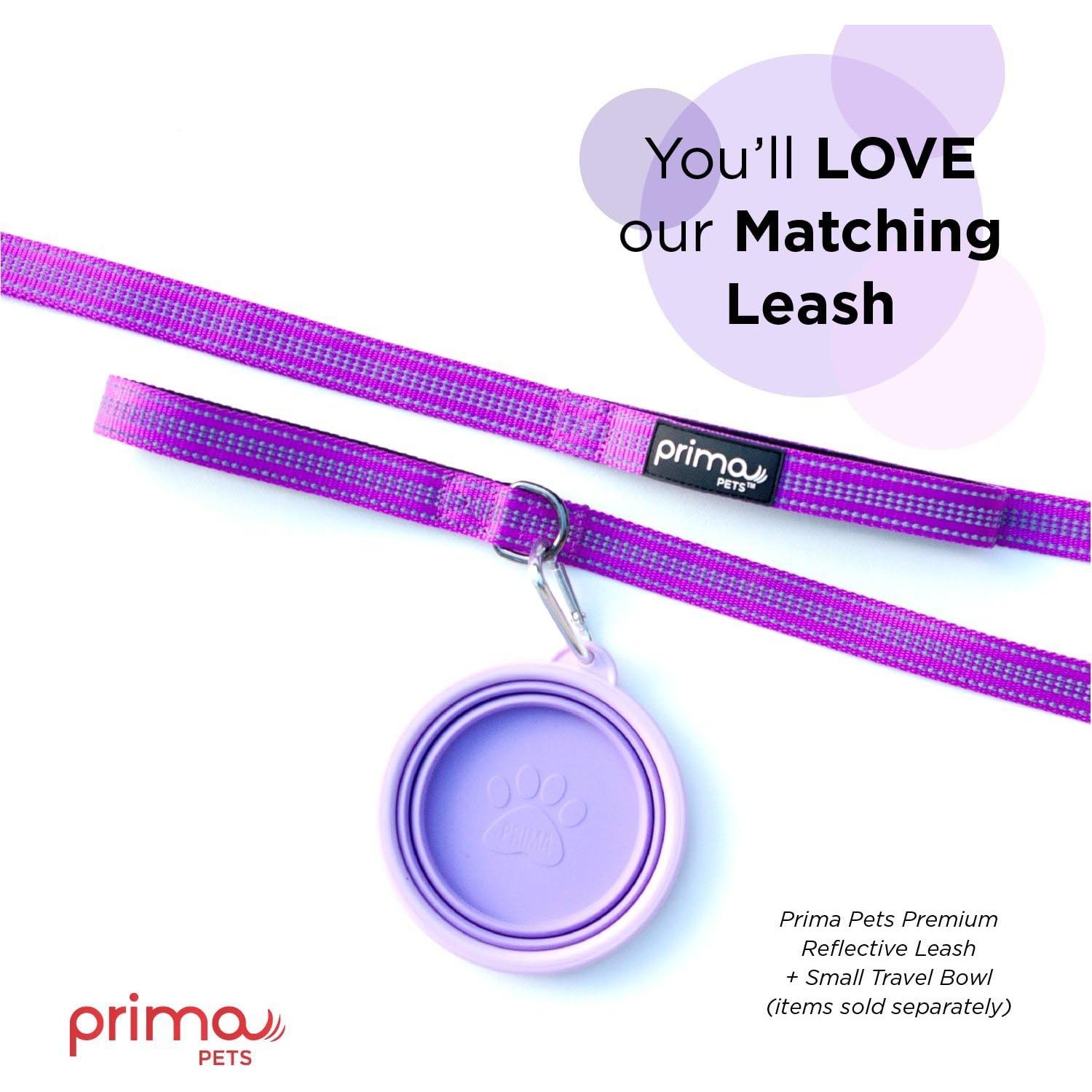 Tazón de Viaje Plegable Prima Pets 1.5 Tazas Púrpura - 2 Paquete