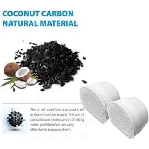 Filtros de Agua Nispira para Fuentes Drinkwell - 24 Unidades