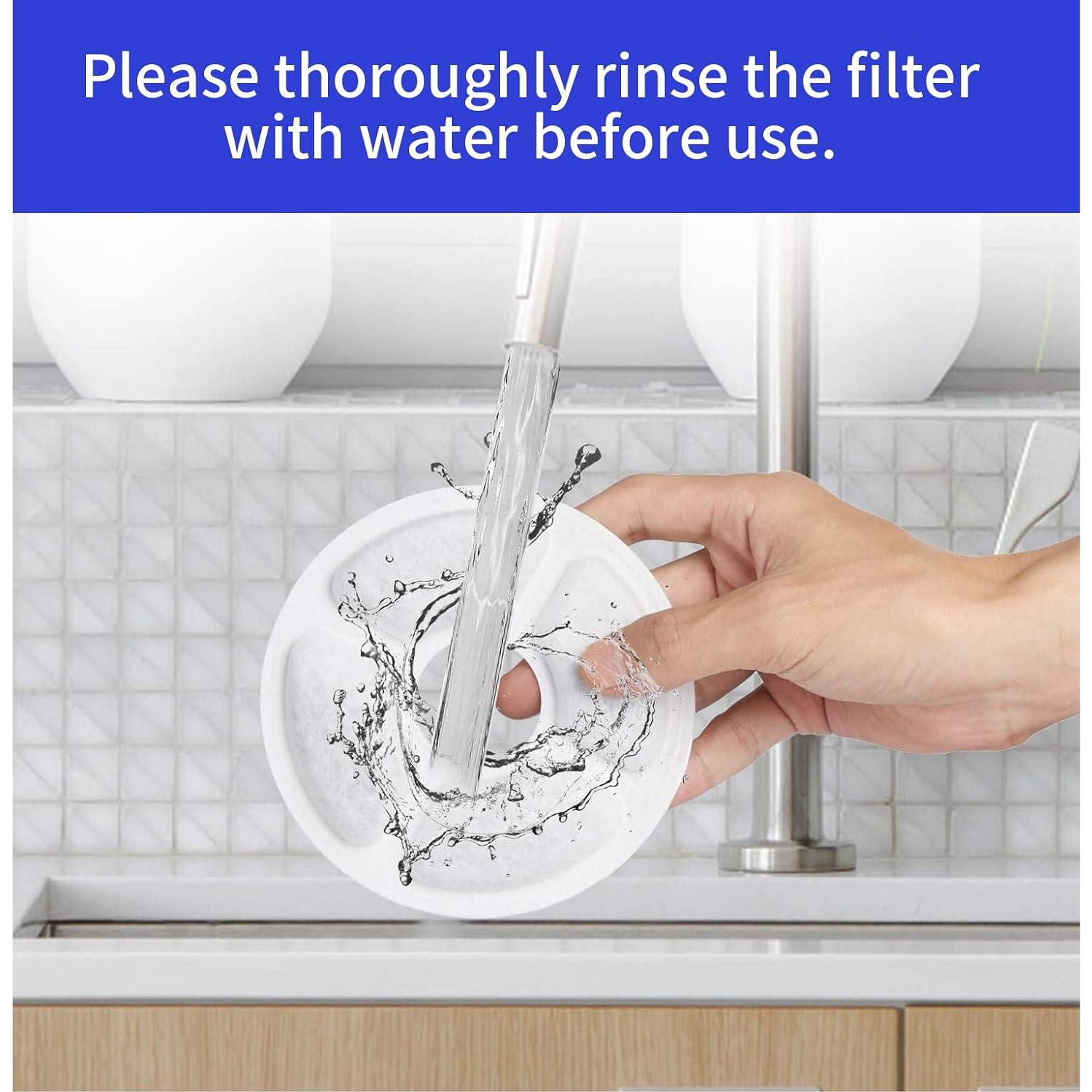 Filtros de Reemplazo Allxin para Fuente de Agua Mascotas 8 Pzas