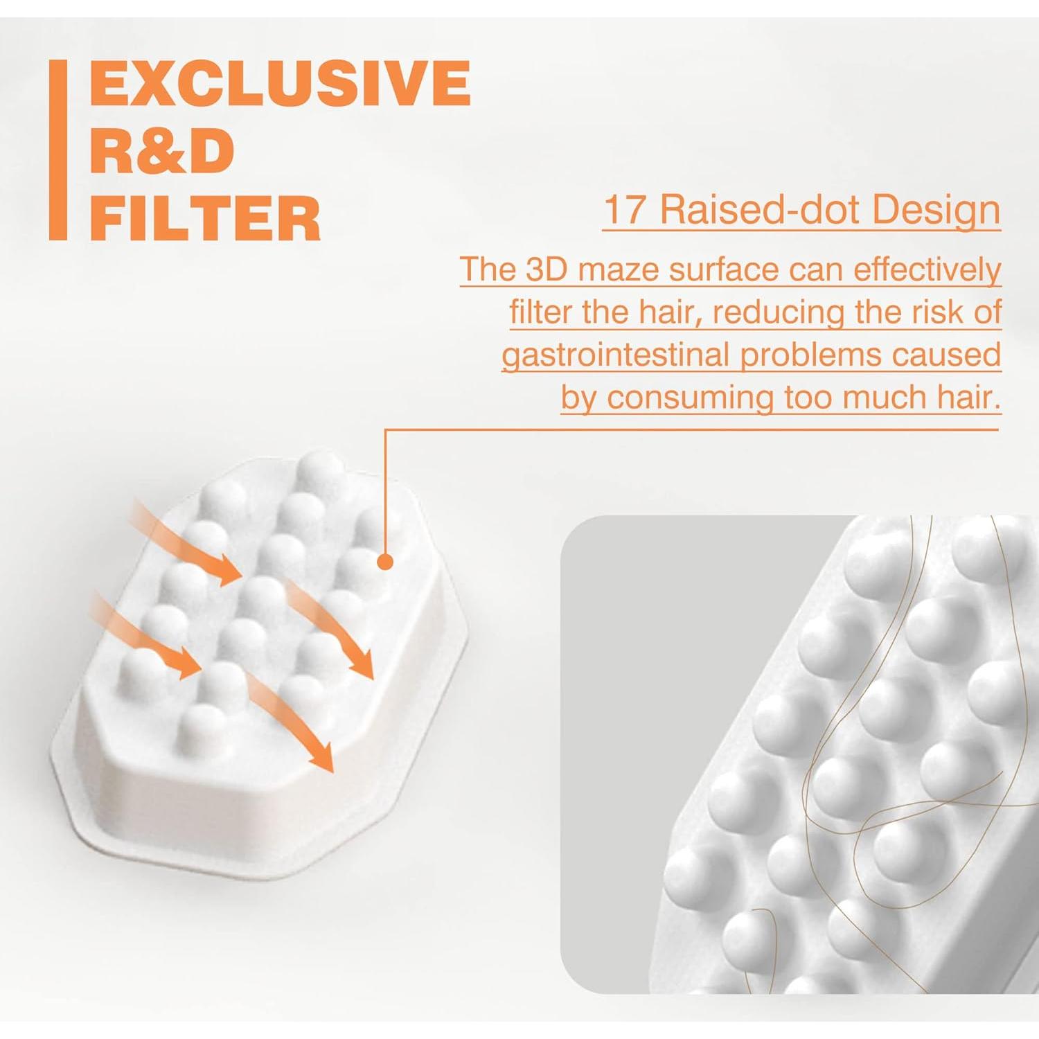 Fuente de Agua para Gatos Rellaty Acero Inoxidable 3.2L + 8 Filtros