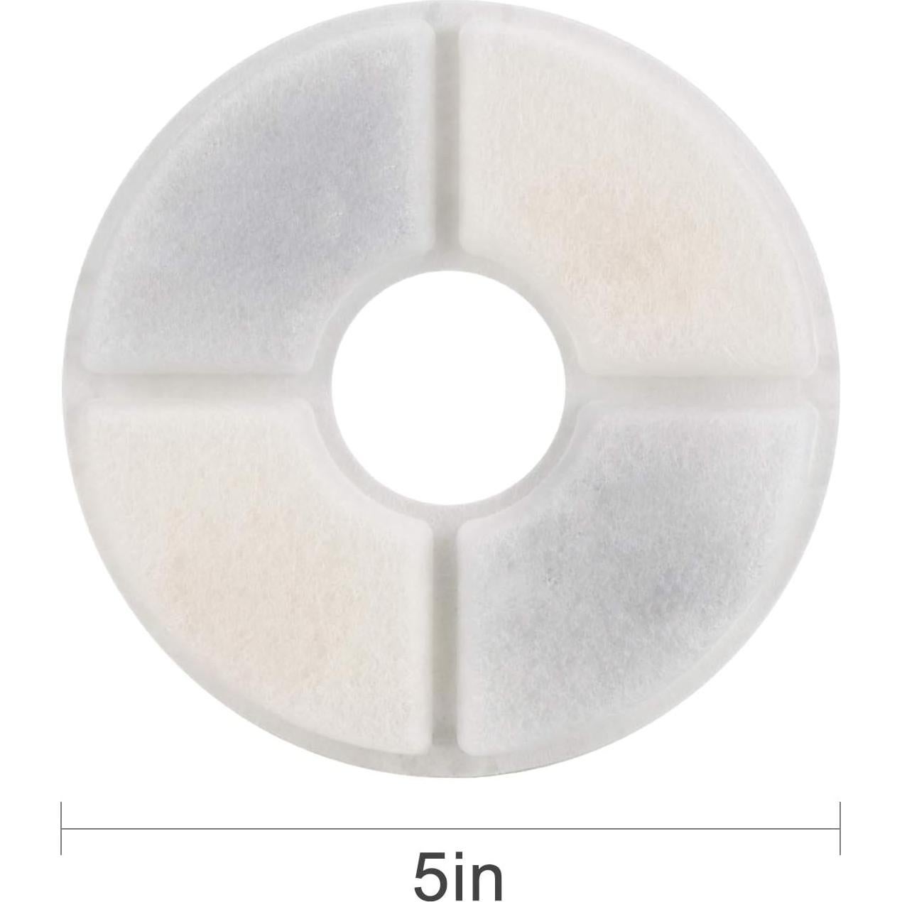 Filtros de Reemplazo para Fuente de Agua Gato Wonder Creature - 6 Piezas