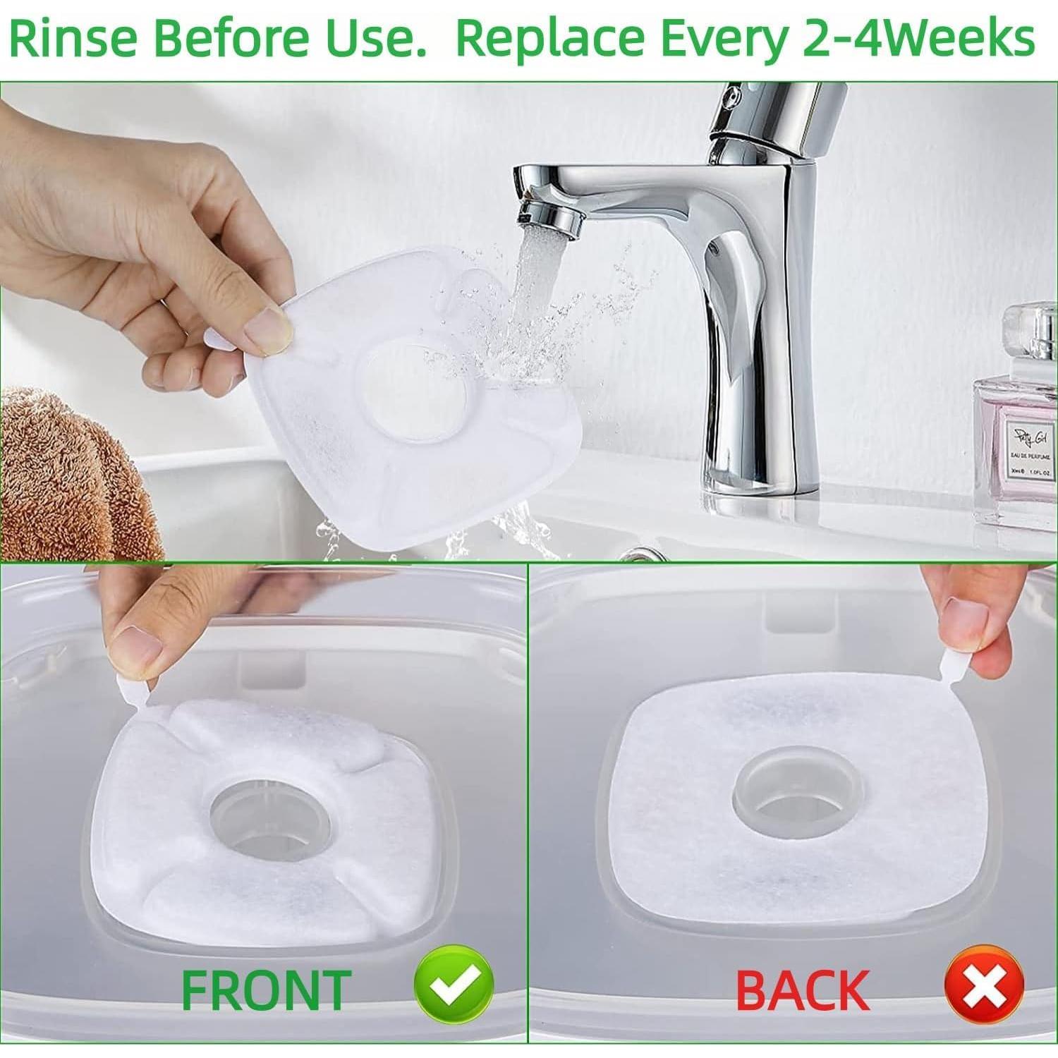 Filtros de Reemplazo para Fuente de Agua para Gatos Allxin - Paquete de 8