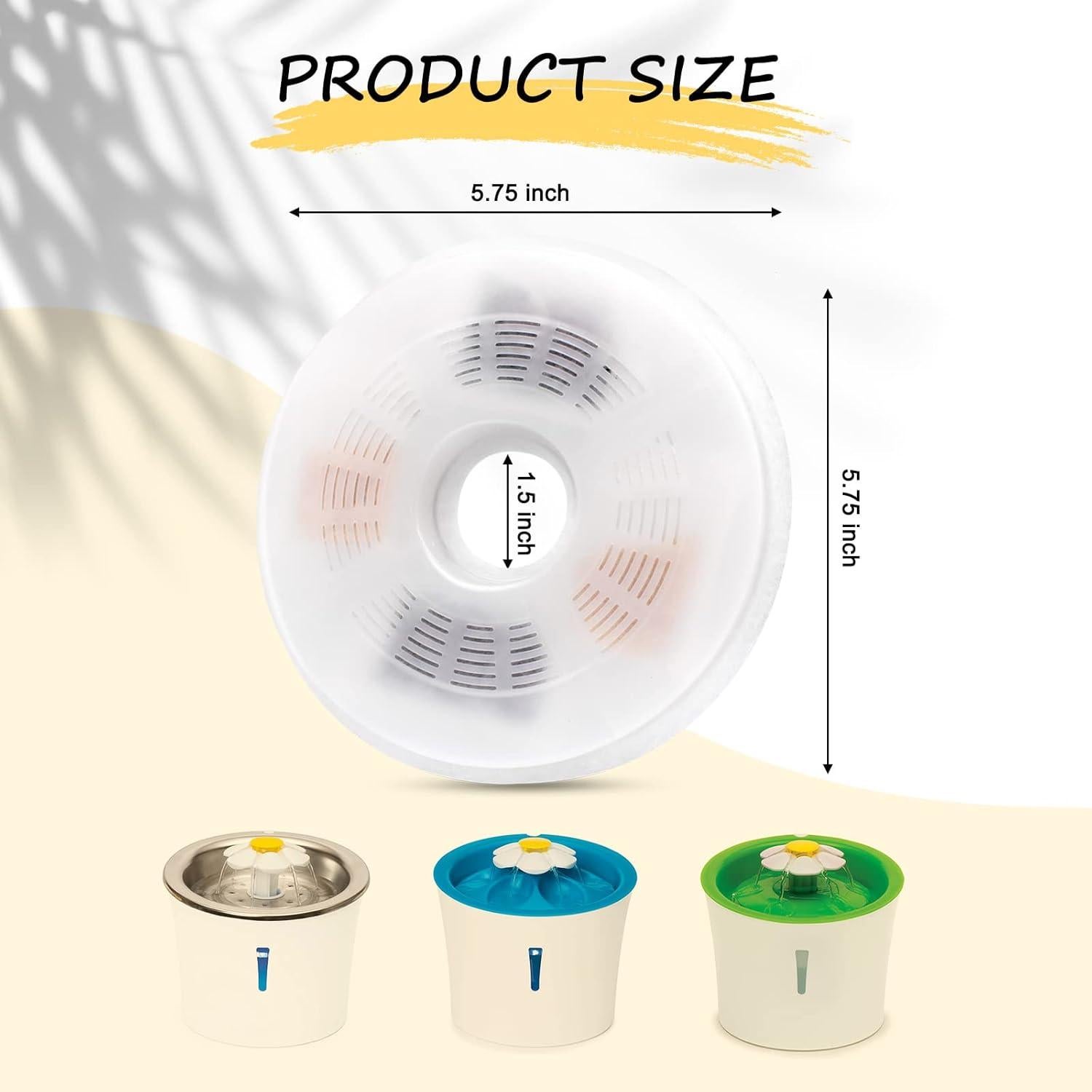 Filtros de Agua para Gatos Petilog - Paquete de 6 Filtros