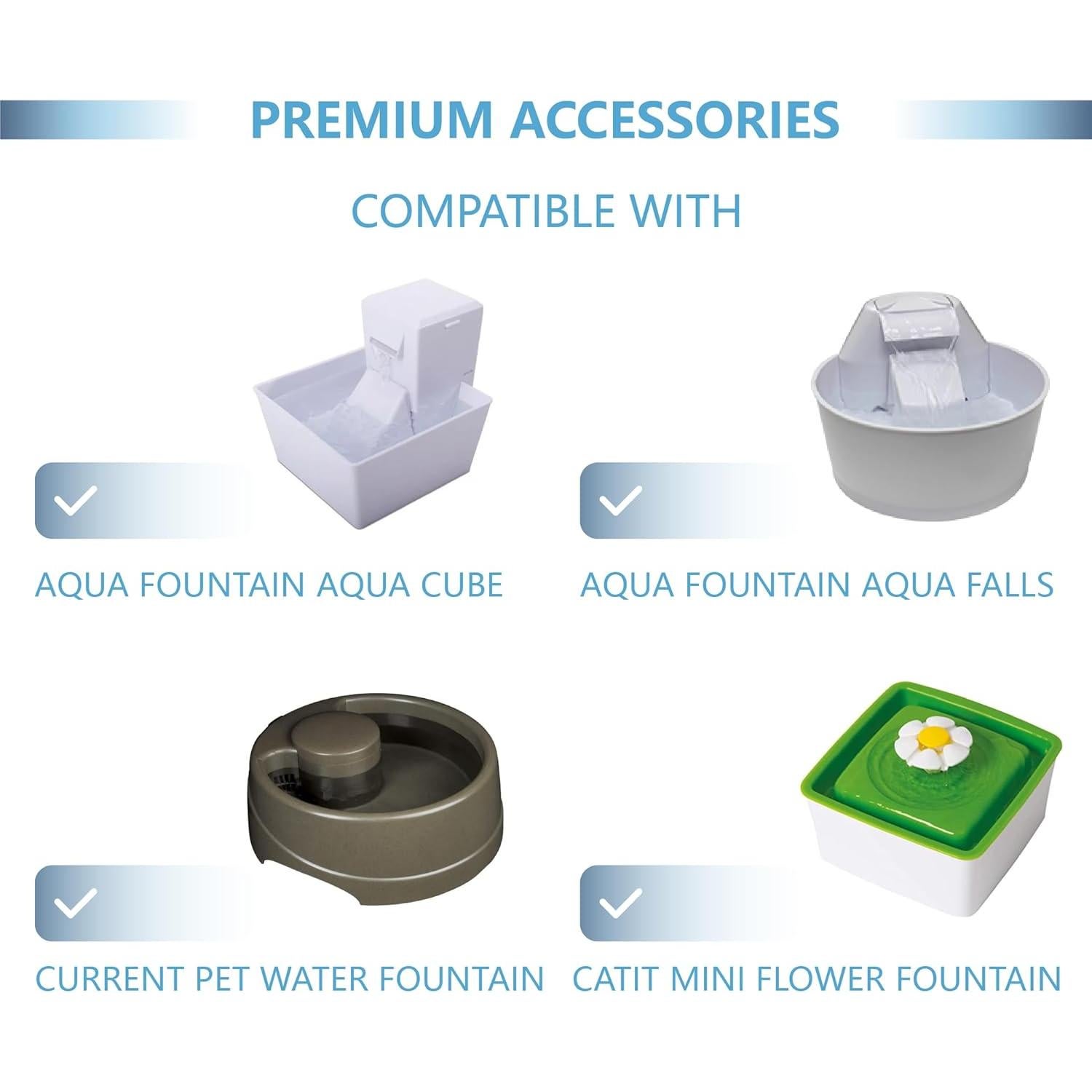 Paquete de 12 Filtros de Carbón TOGGATH para Fuente de Agua 6.35 cm