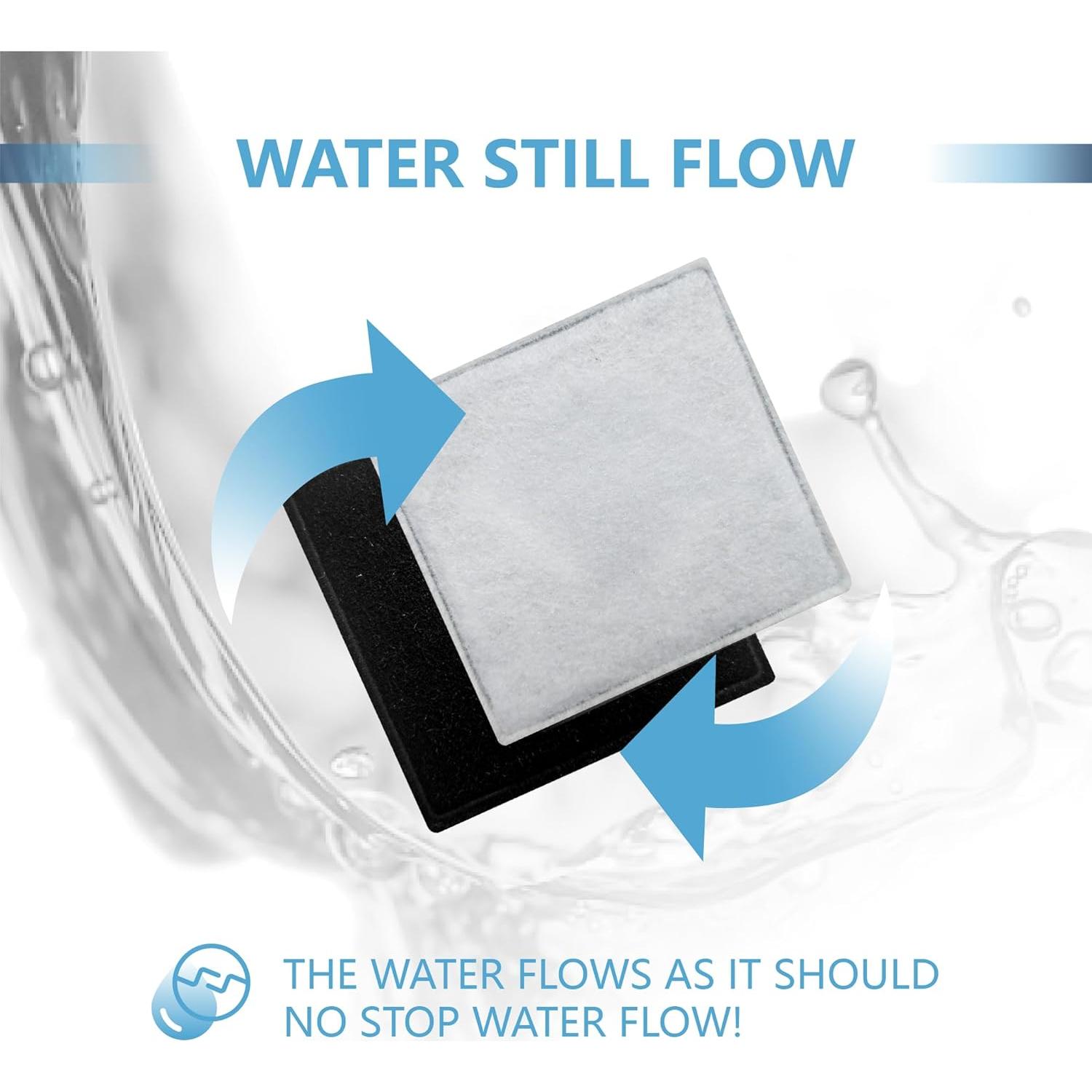 Paquete de 12 Filtros de Carbón TOGGATH para Fuente de Agua 6.35 cm