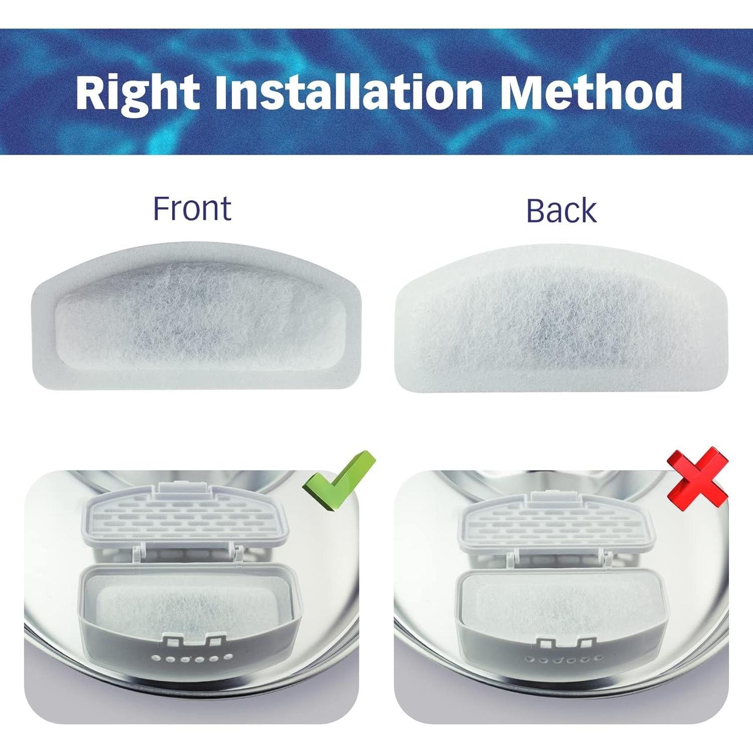 Filtros de Agua PET STANDARD para Fuentes ORSDA - Paquete de 12