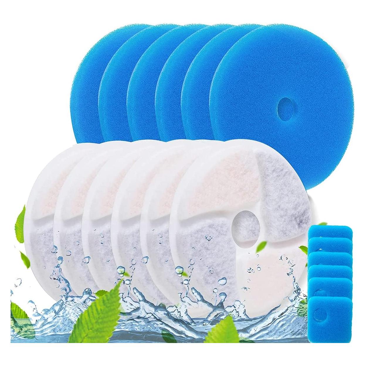 Filtro de agua para gatos Kactoily 6 unidades 10.4 cm