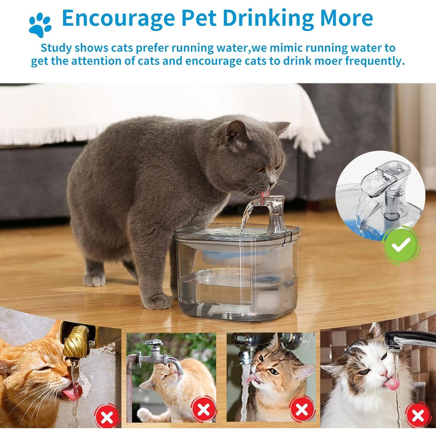 Filtro de agua para gatos Kactoily 6 unidades 10.4 cm