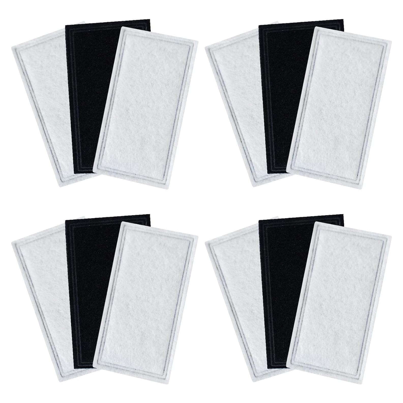 Paquete de 12 Filtros de Carbono TOGGATH para Fuente de Mascotas