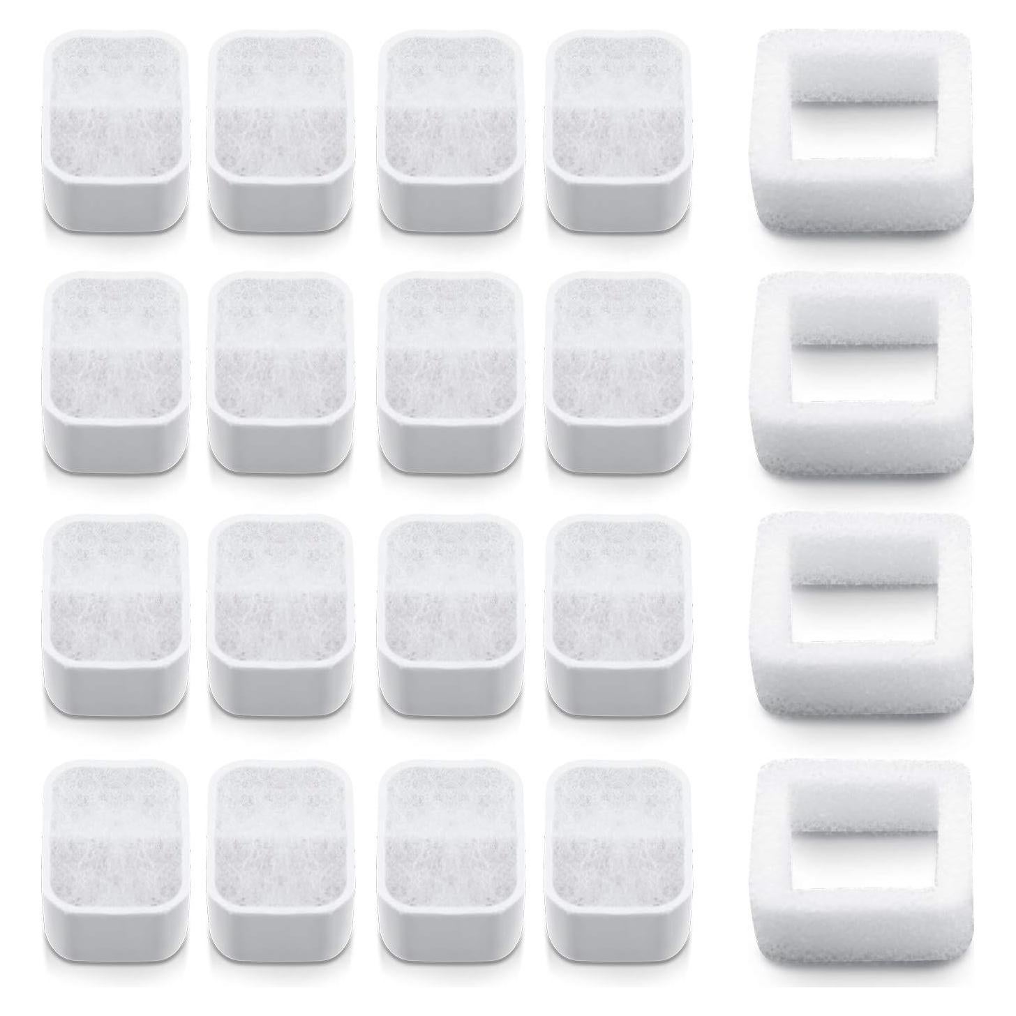 Filtros de Reemplazo NautyPaws para Fuente de Agua Cerámica 16+4