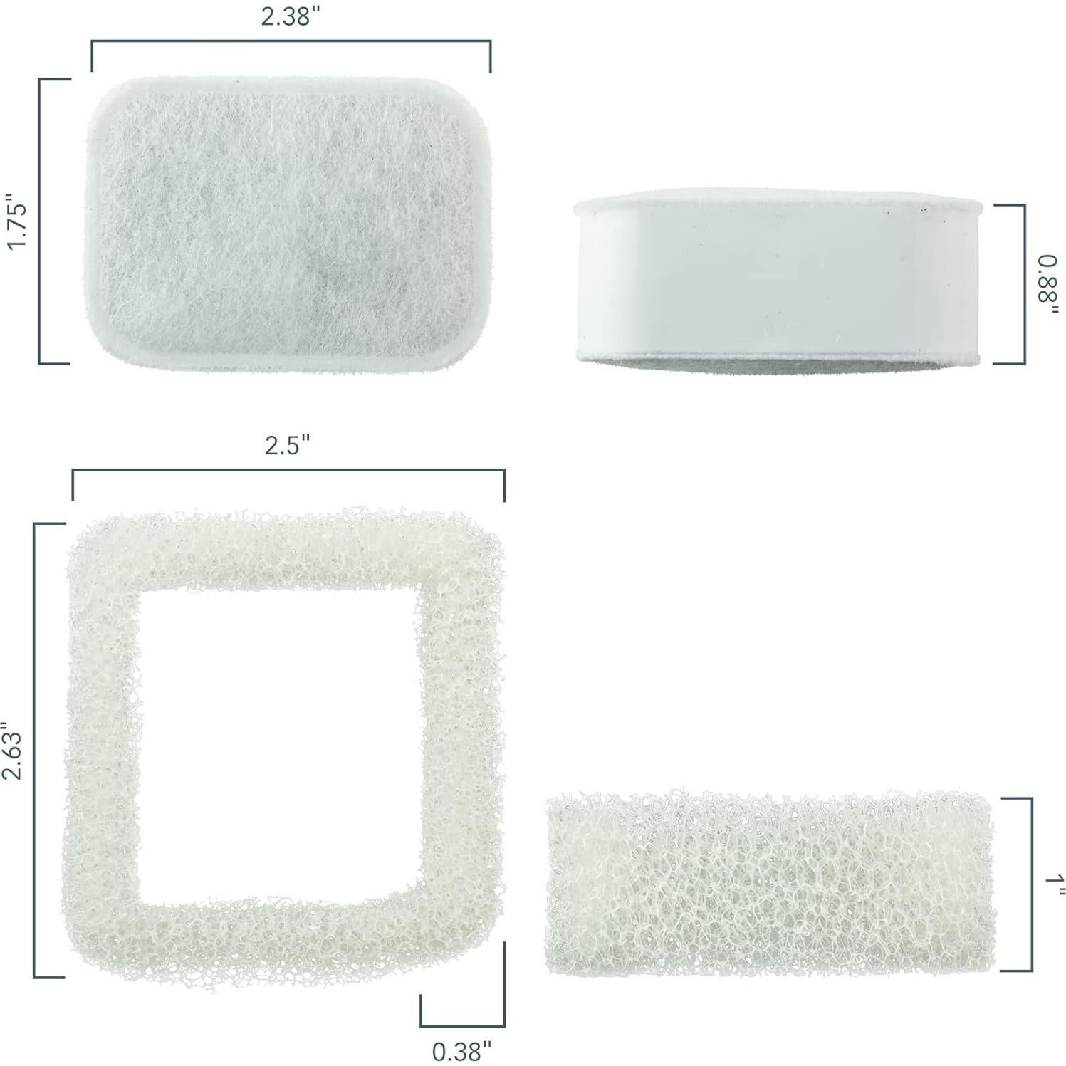 Filtros de Agua PET STANDARD para Fuente iPettie Tritone - 12 Piezas