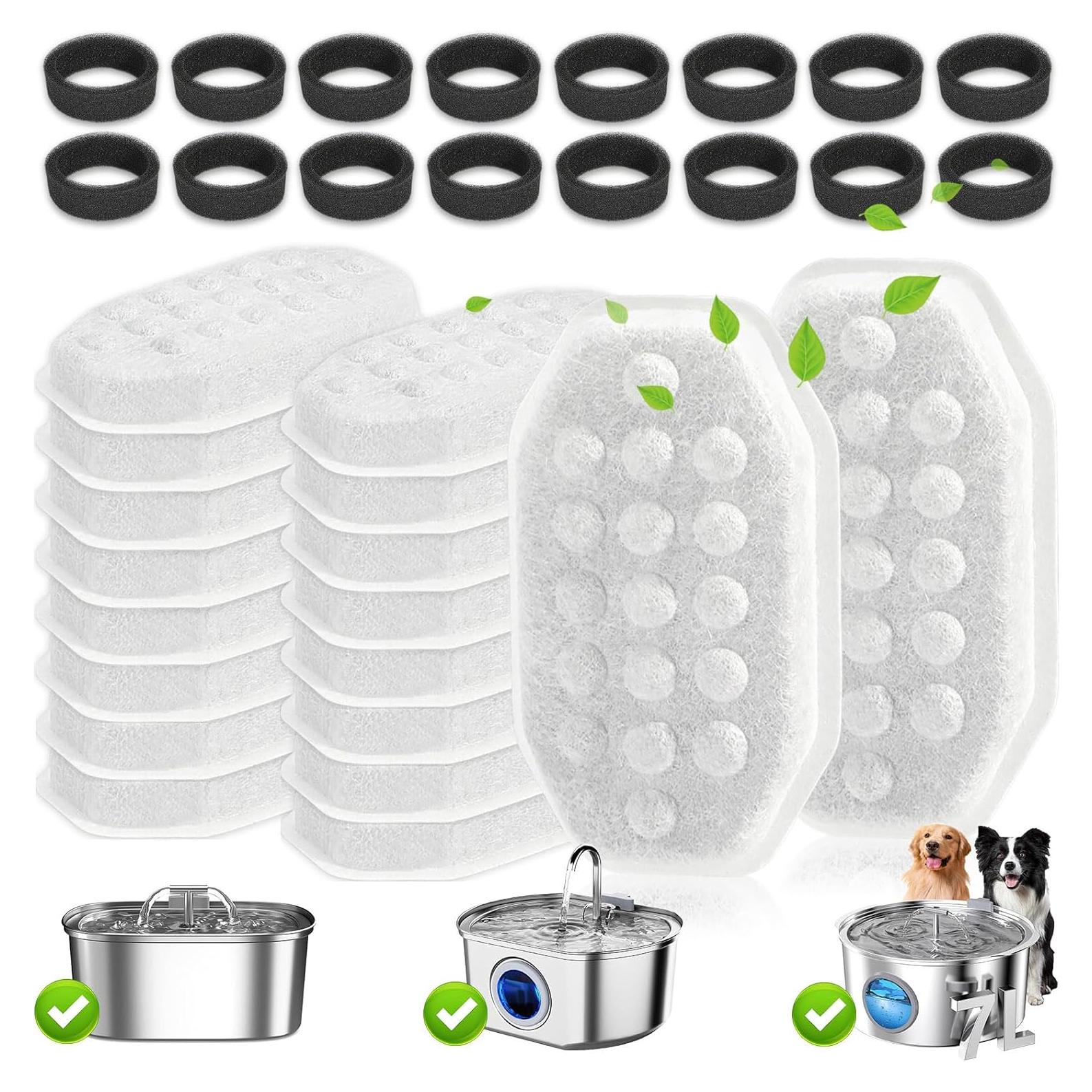 Paquete de 32 filtros de agua Rellaty Neareal 3.2L acero inoxidable