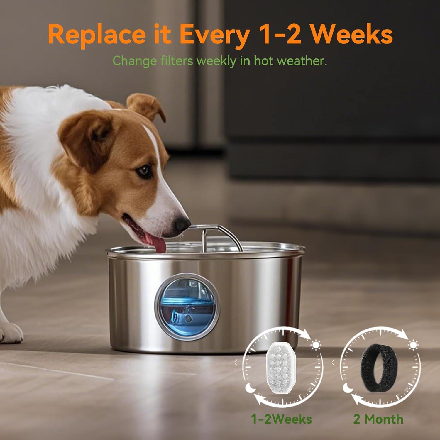 Paquete de 32 filtros de agua Rellaty Neareal 3.2L acero inoxidable