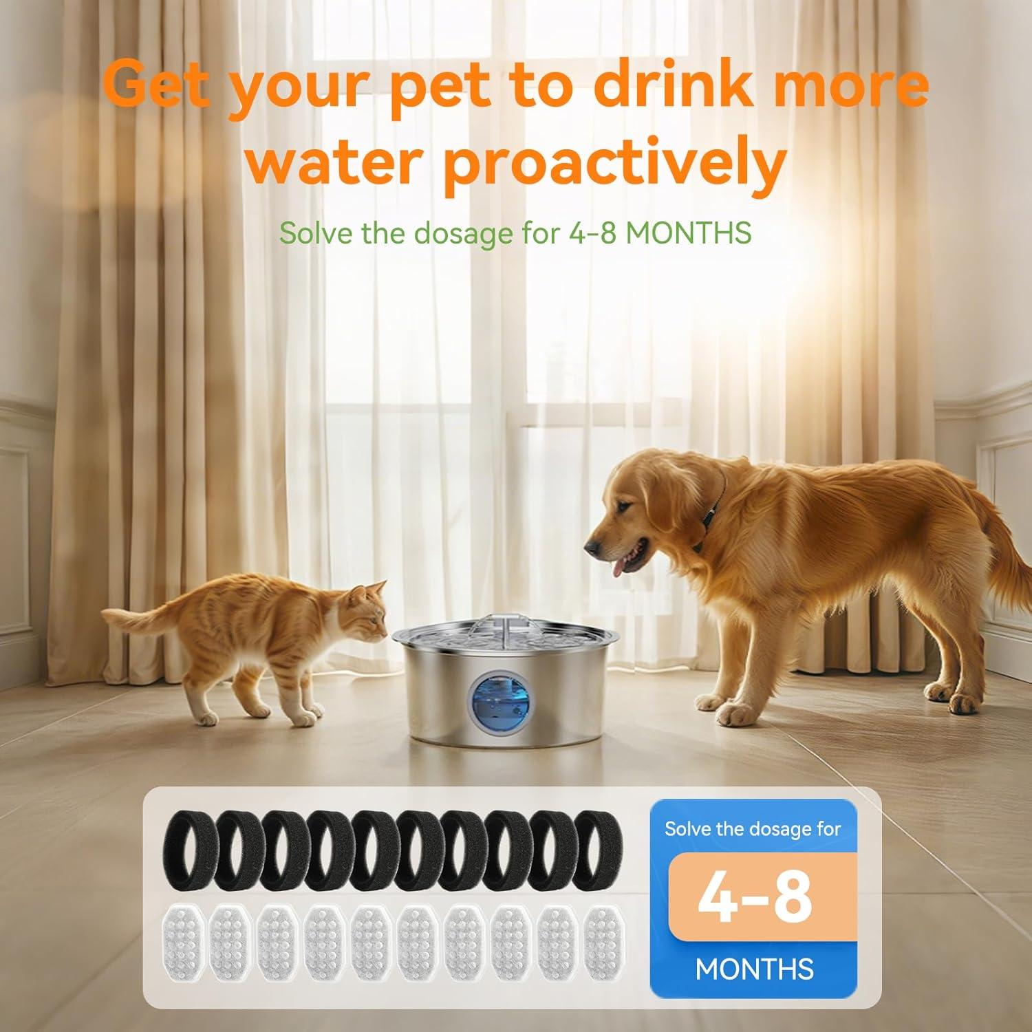 Paquete de 32 filtros de agua Rellaty Neareal 3.2L acero inoxidable