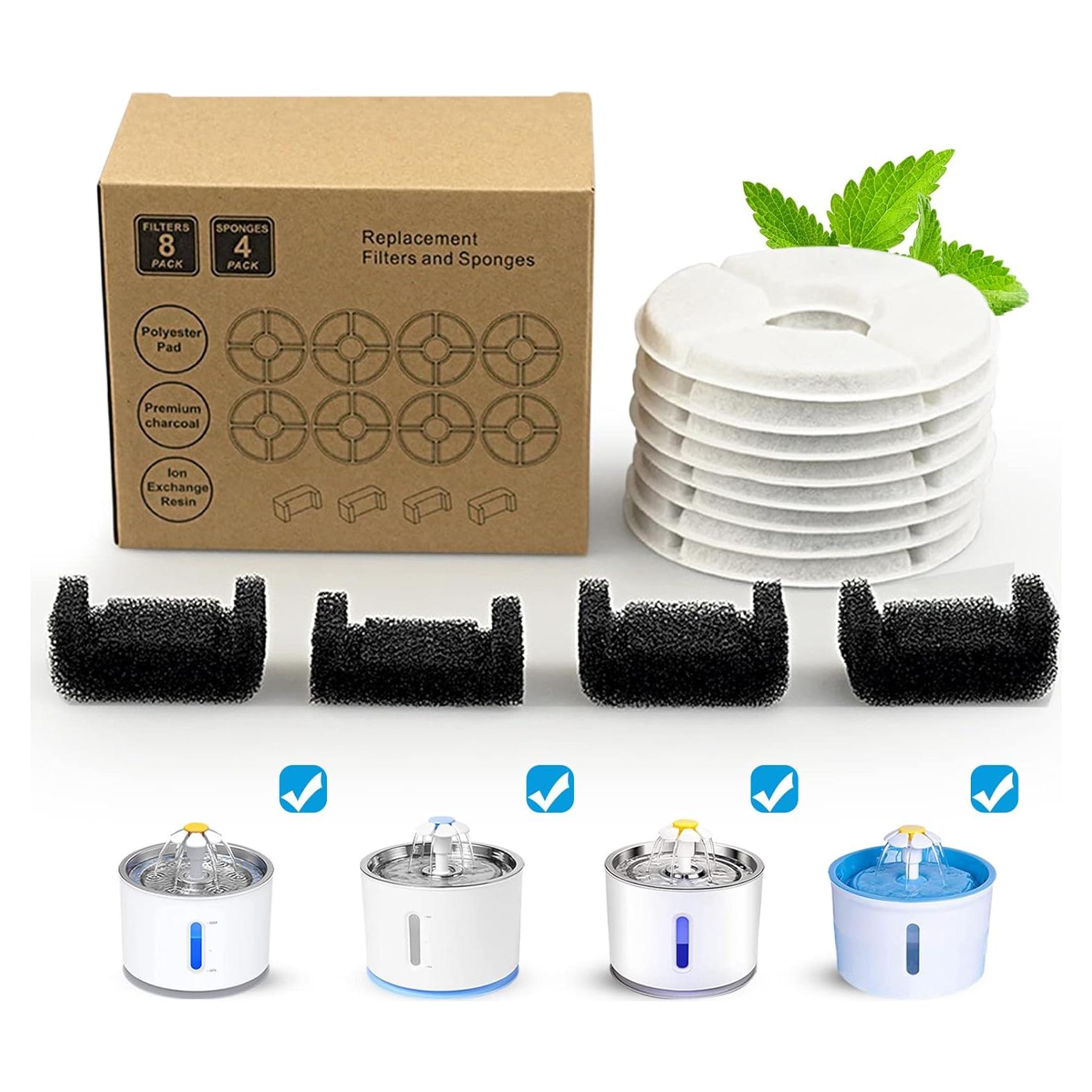 Filtro de Agua para Gatos OYES 8+4 Reemplazo 2.4L