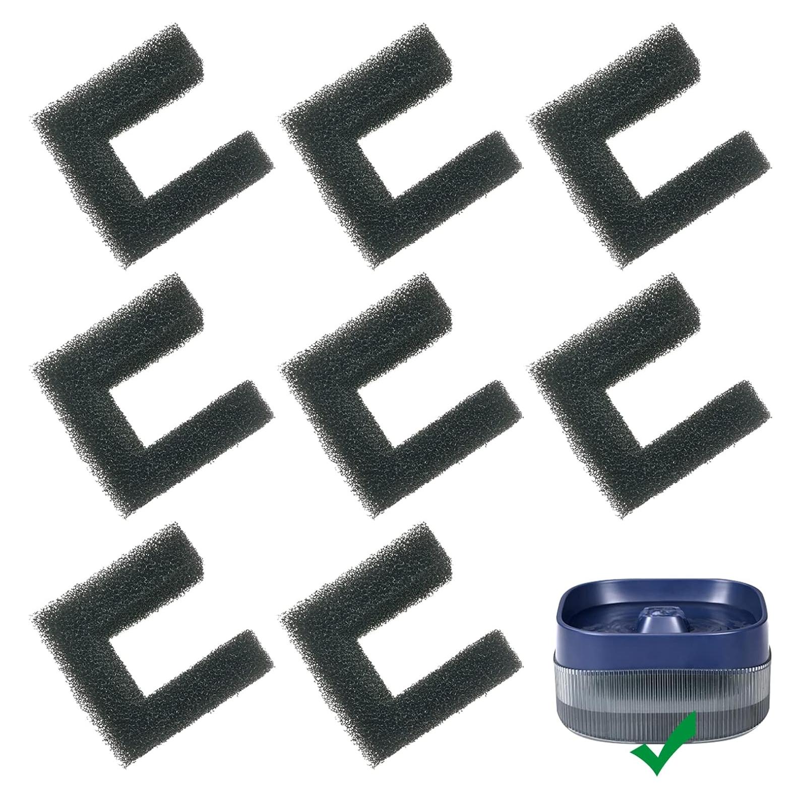 Paquete de 9 Filtros de Espuma Katlikatqi para Fuente de Agua