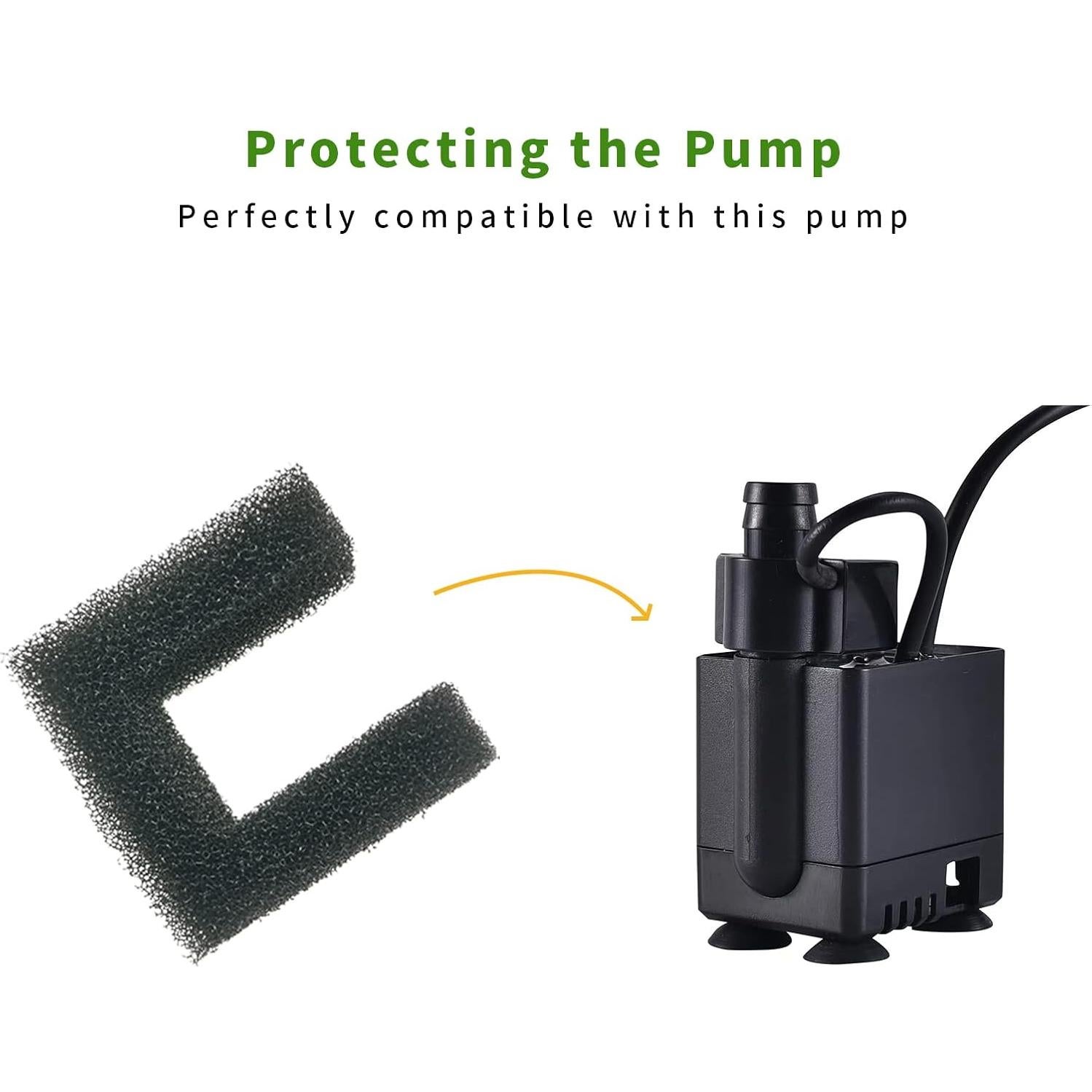 Paquete de 9 Filtros de Espuma Katlikatqi para Fuente de Agua