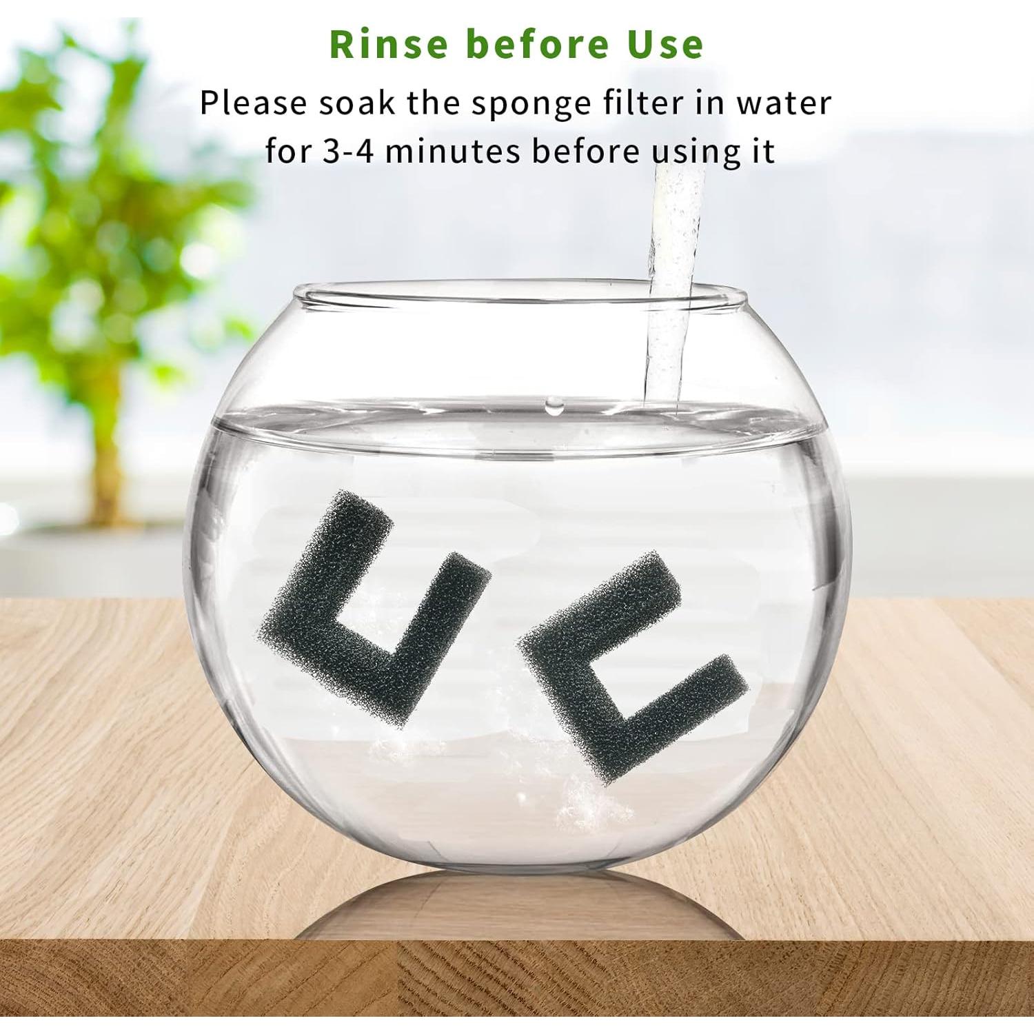 Paquete de 9 Filtros de Espuma Katlikatqi para Fuente de Agua