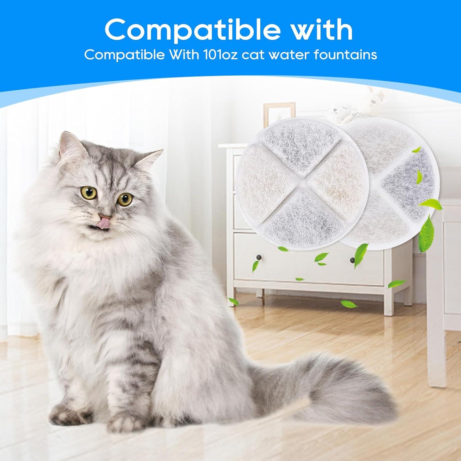 Paquete de 12 filtros de agua para gatos MyfatBOSS