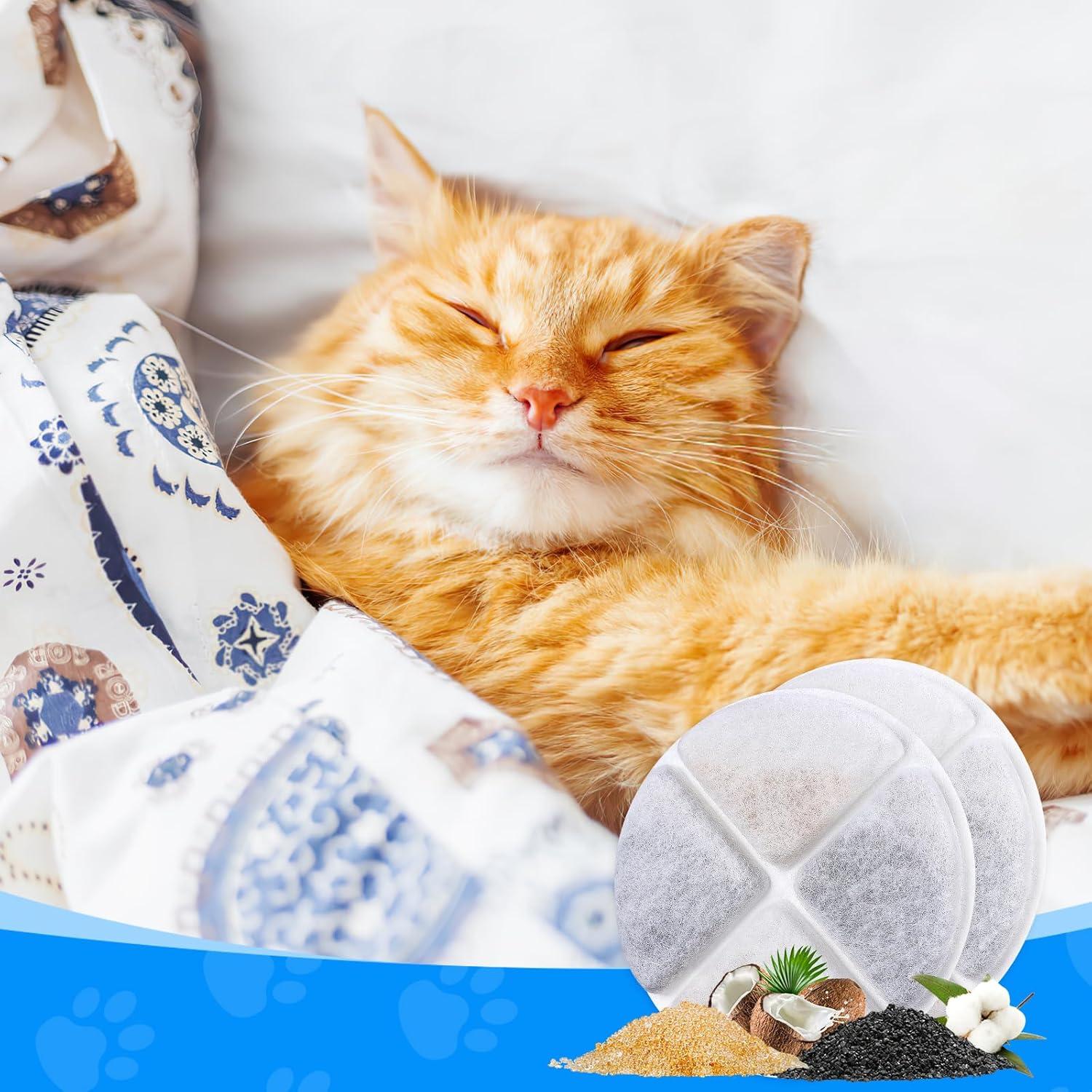 Paquete de 12 filtros de agua para gatos MyfatBOSS