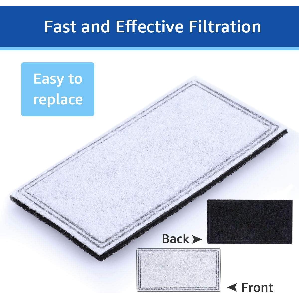 12 Filtros de Agua de Carbón MyfatBOSS para Fuente Pioneer Pet
