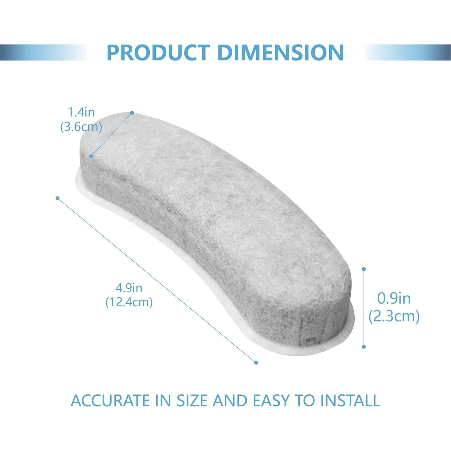 Filtros de Reemplazo TOGGATH para Fuente de Agua W600 - Paquete de 6