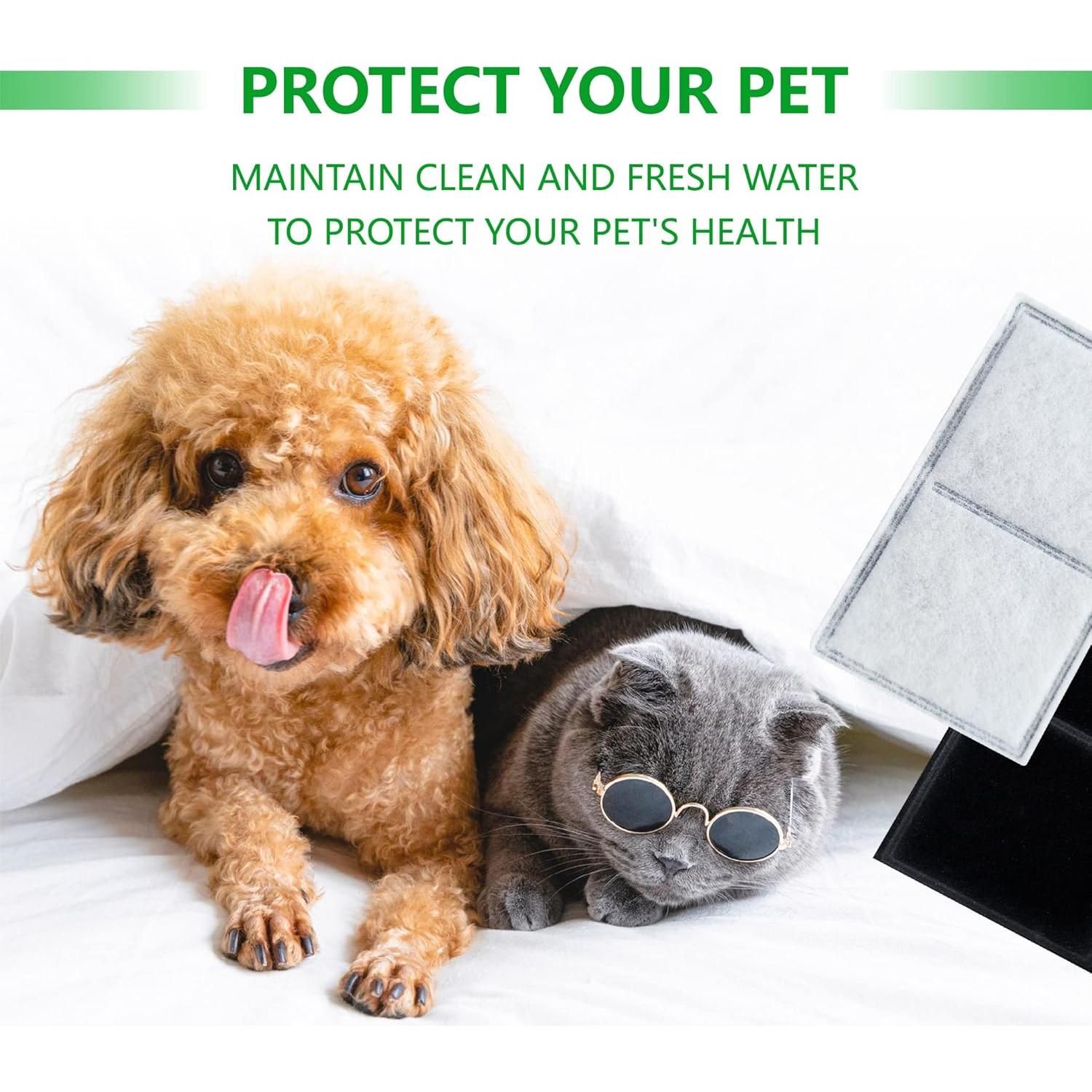 Paquete de 12 Filtros de Carbón Activado TOGGATH para Mascotas